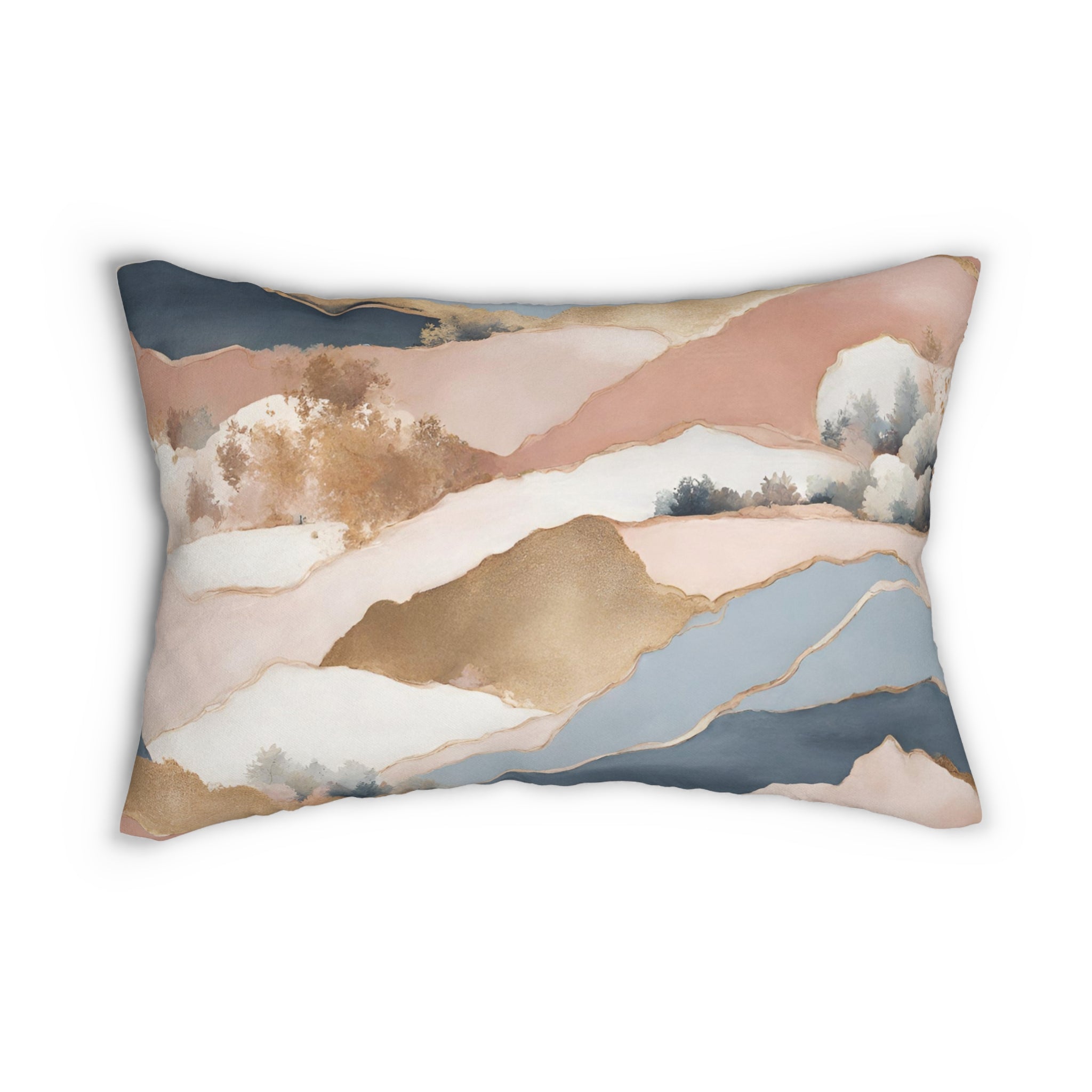 Lumbar rectangle throw pillow