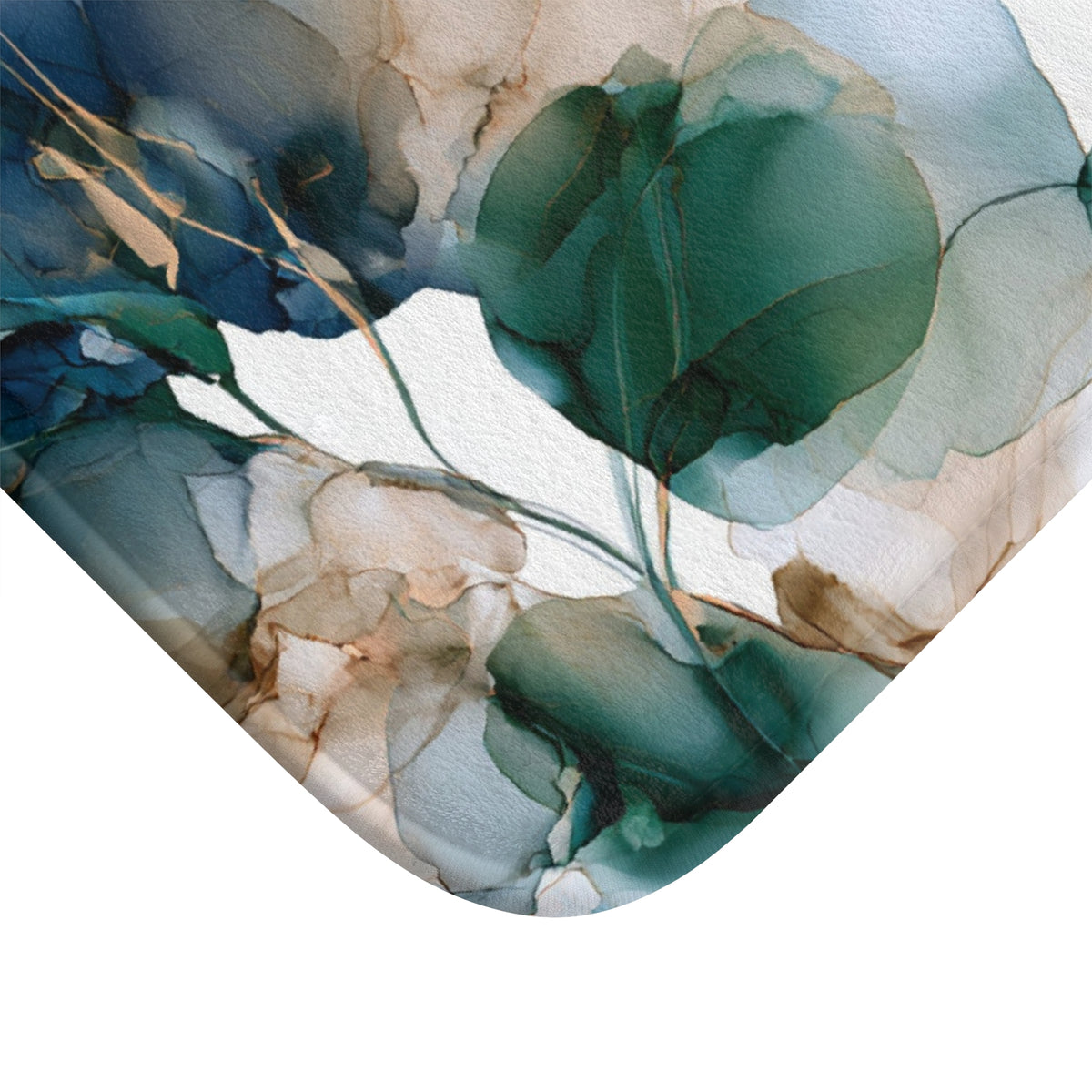 a close up of a tie with leaves on it