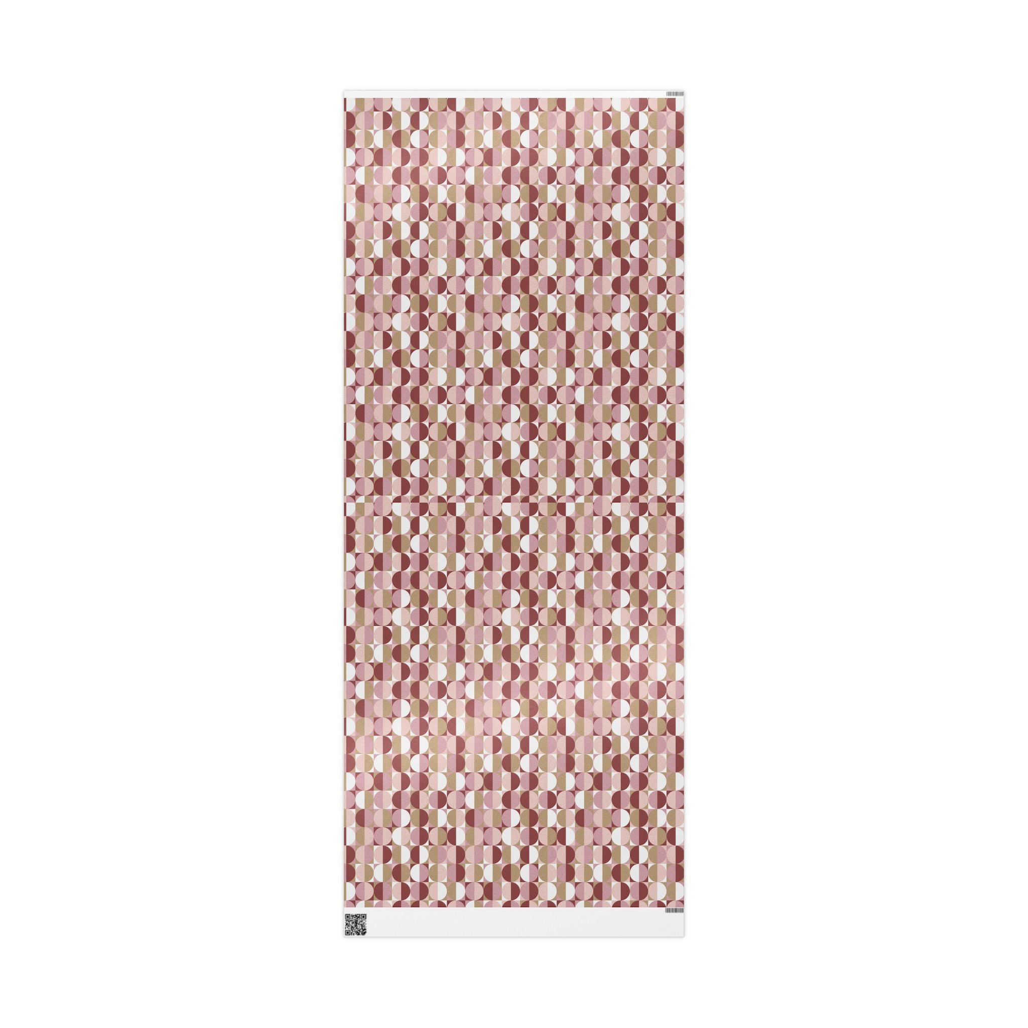 Retro Wrapping Paper, Geometric Gift Wrapping for the Holidays, Birthdays