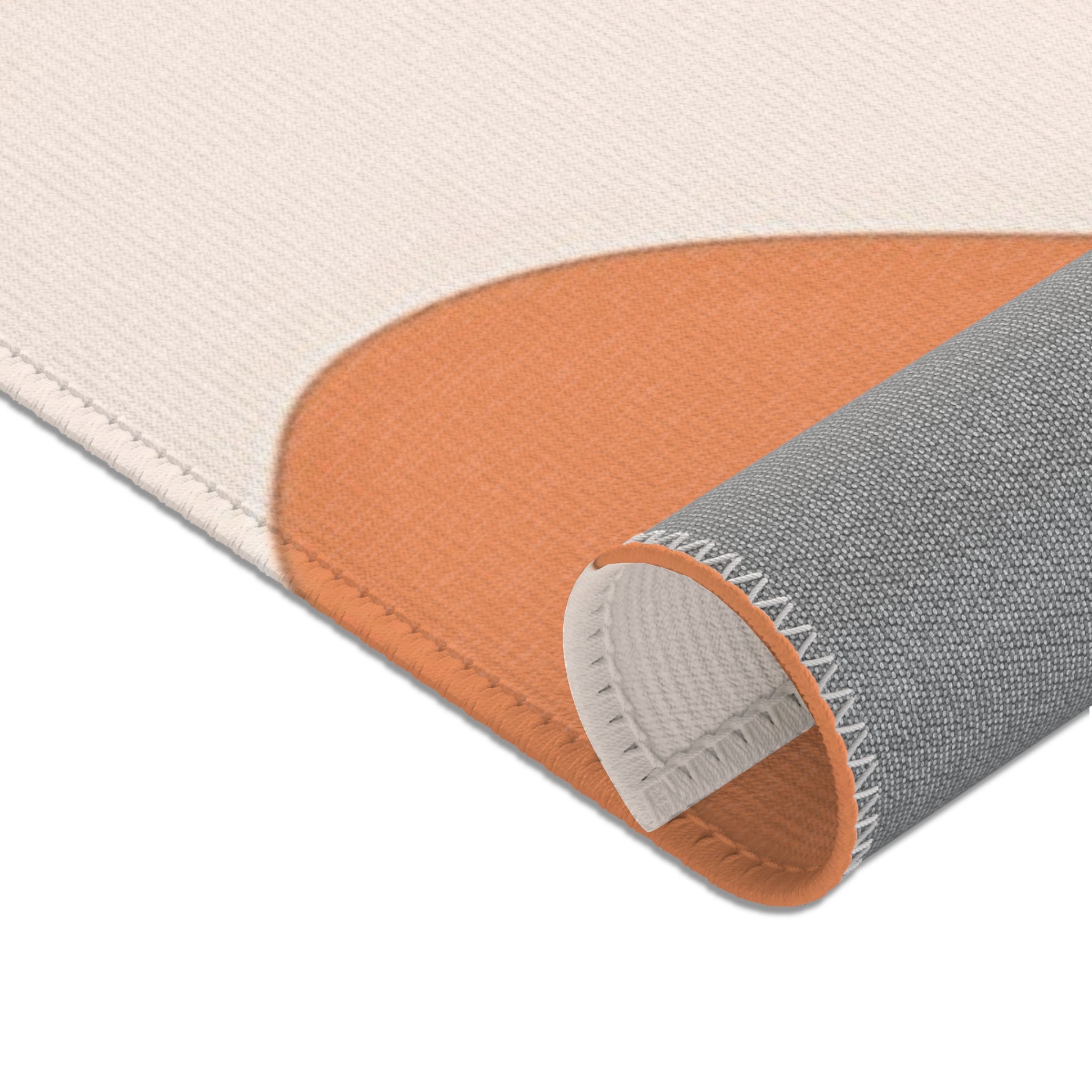 Abstract Area Rug | Colorful Camouflage Beige Rust Orange