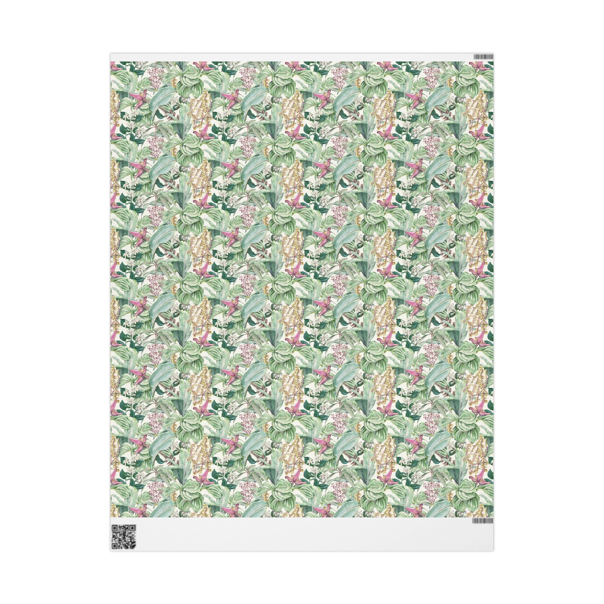 Floral Wrapping Papers, Jungle Botanical Gift Wrapping for the Holidays, Birthdays