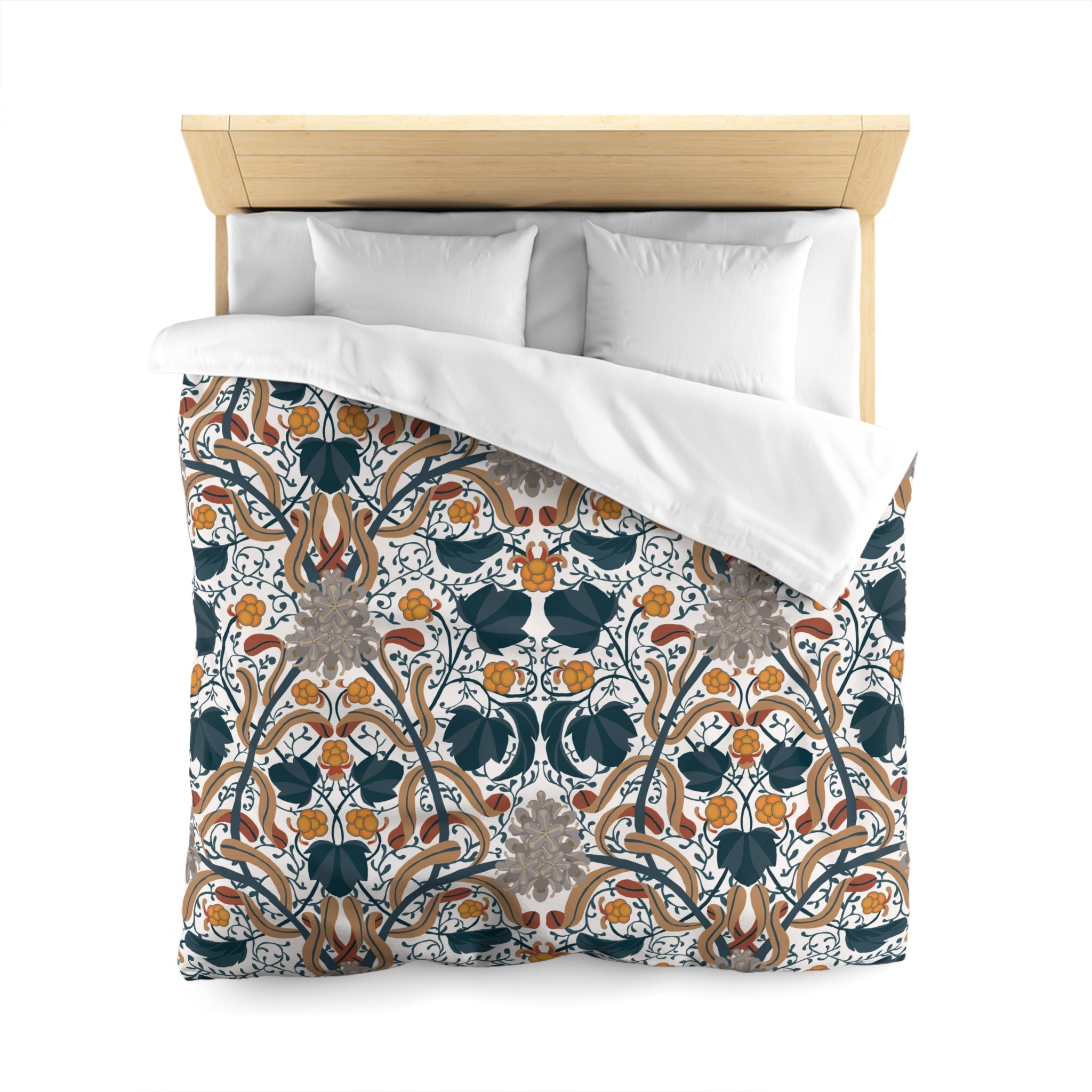 Retro, Vintage Duvet Cover | William Morris Inspired | Bedroom Decor
