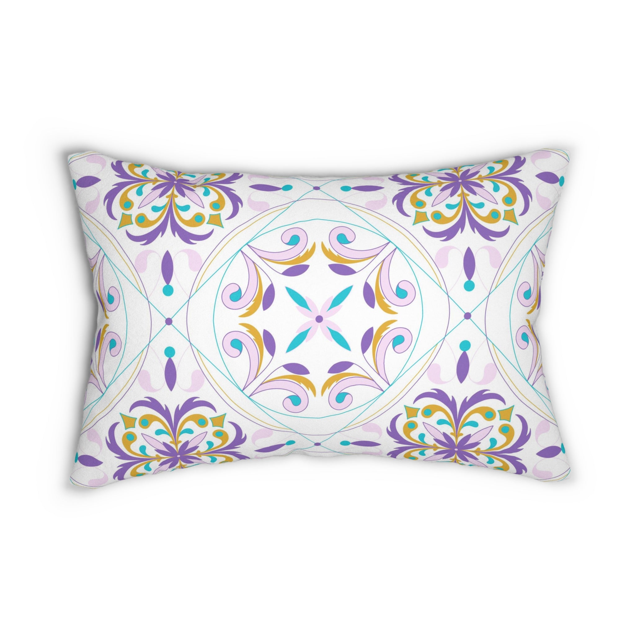 Lumbar rectangle throw pillow