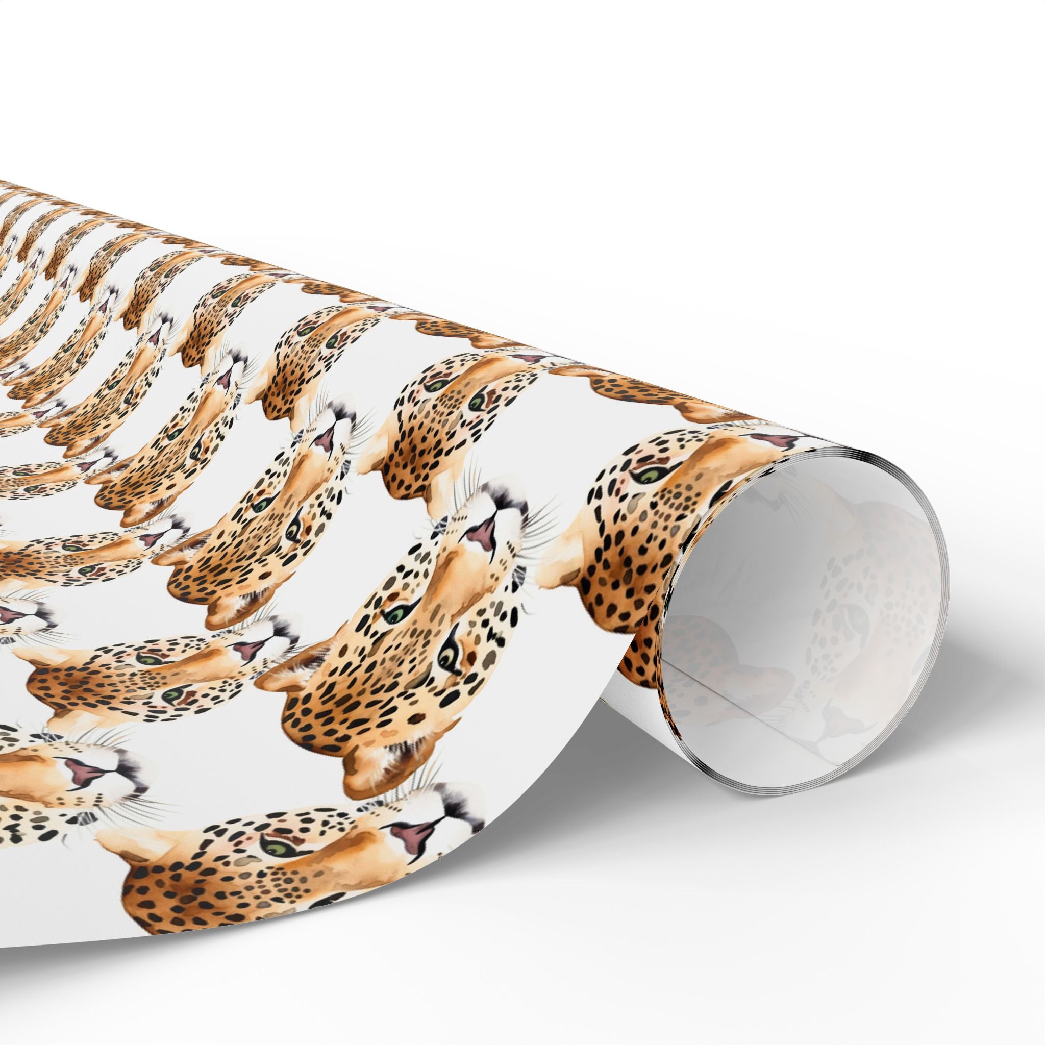 Leopard Gift Wrapping Paper | Jungle Animal Wrap for the Holidays, Birthdays