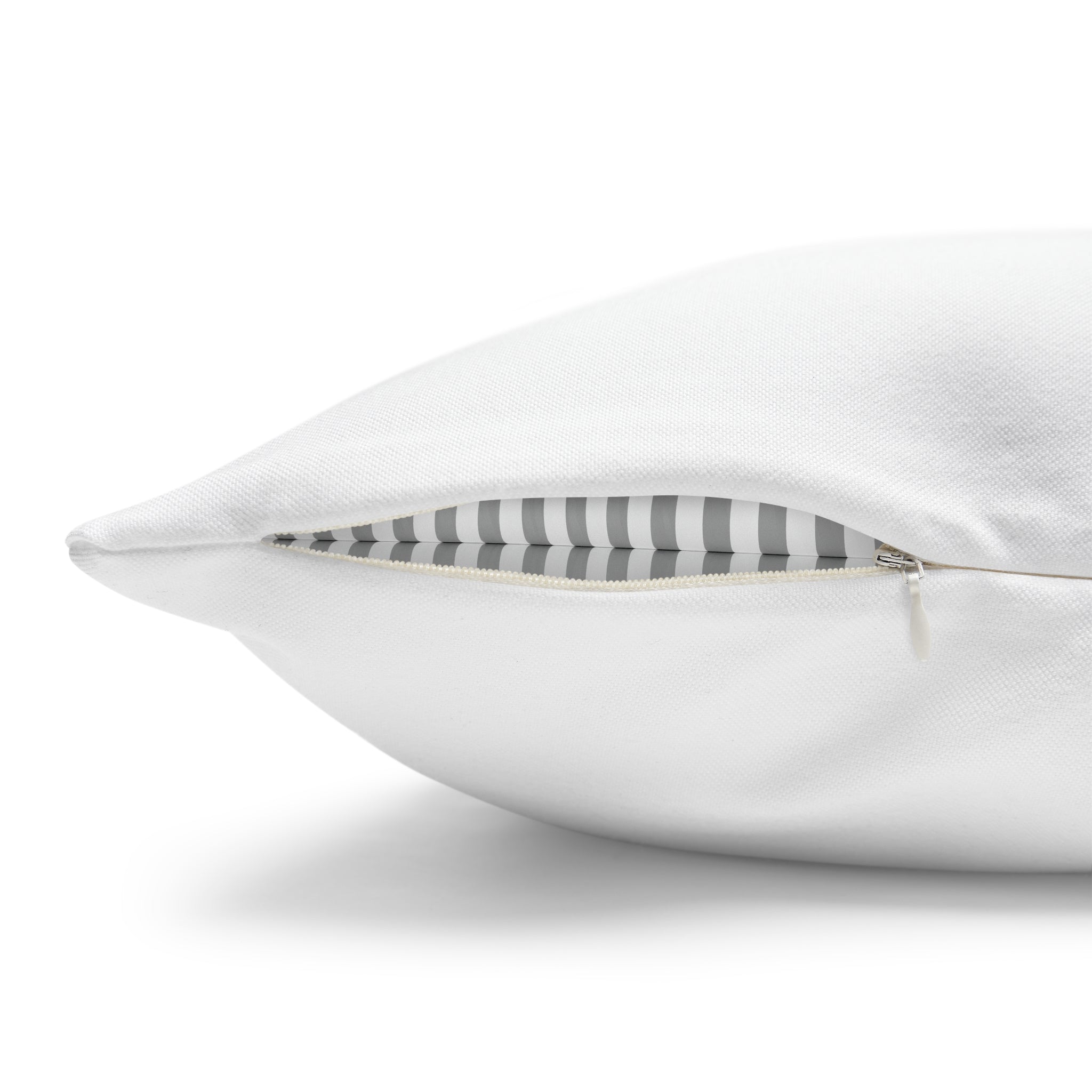 Floral Pillow Cover | White Sage Green Leaves, Minimalist