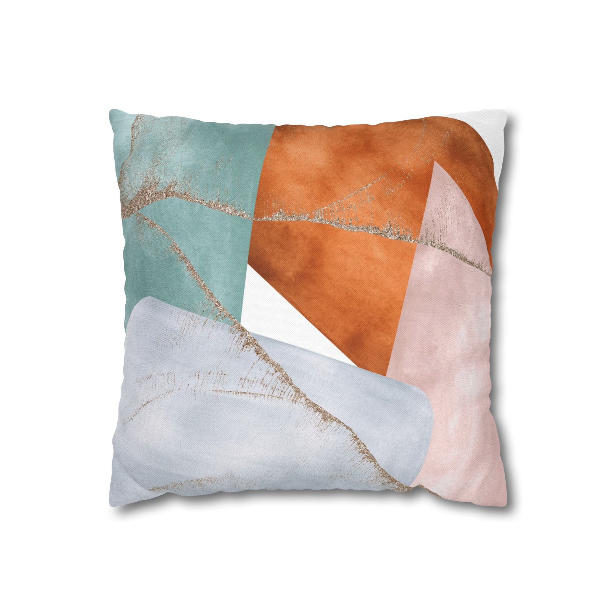 Abstract Throw Pillow Cover, Watercolor Modern Organic Decor Cushion