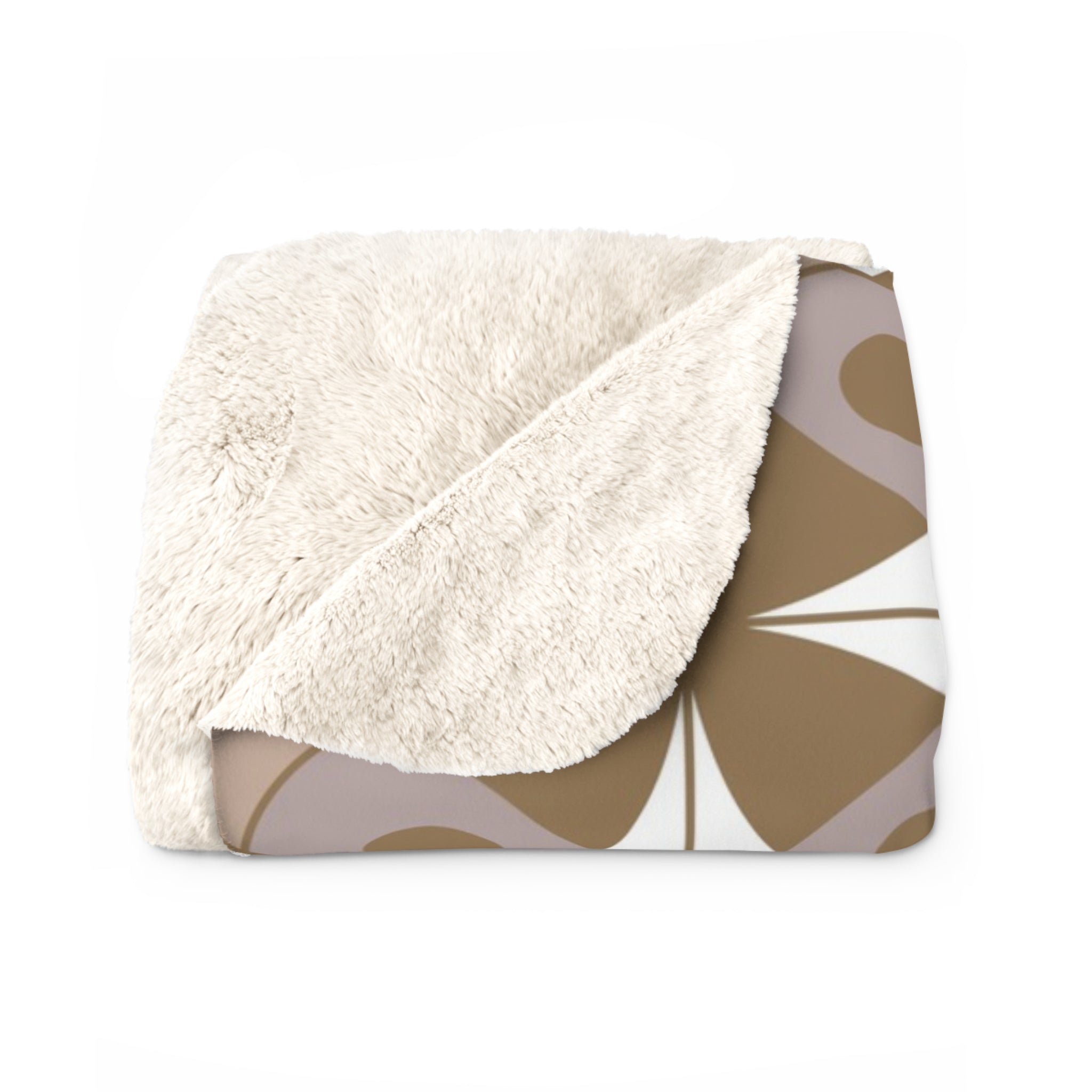 Comfy Throw Blanket | Comfy Blanket | Art Deco, Geometric White Beige Black