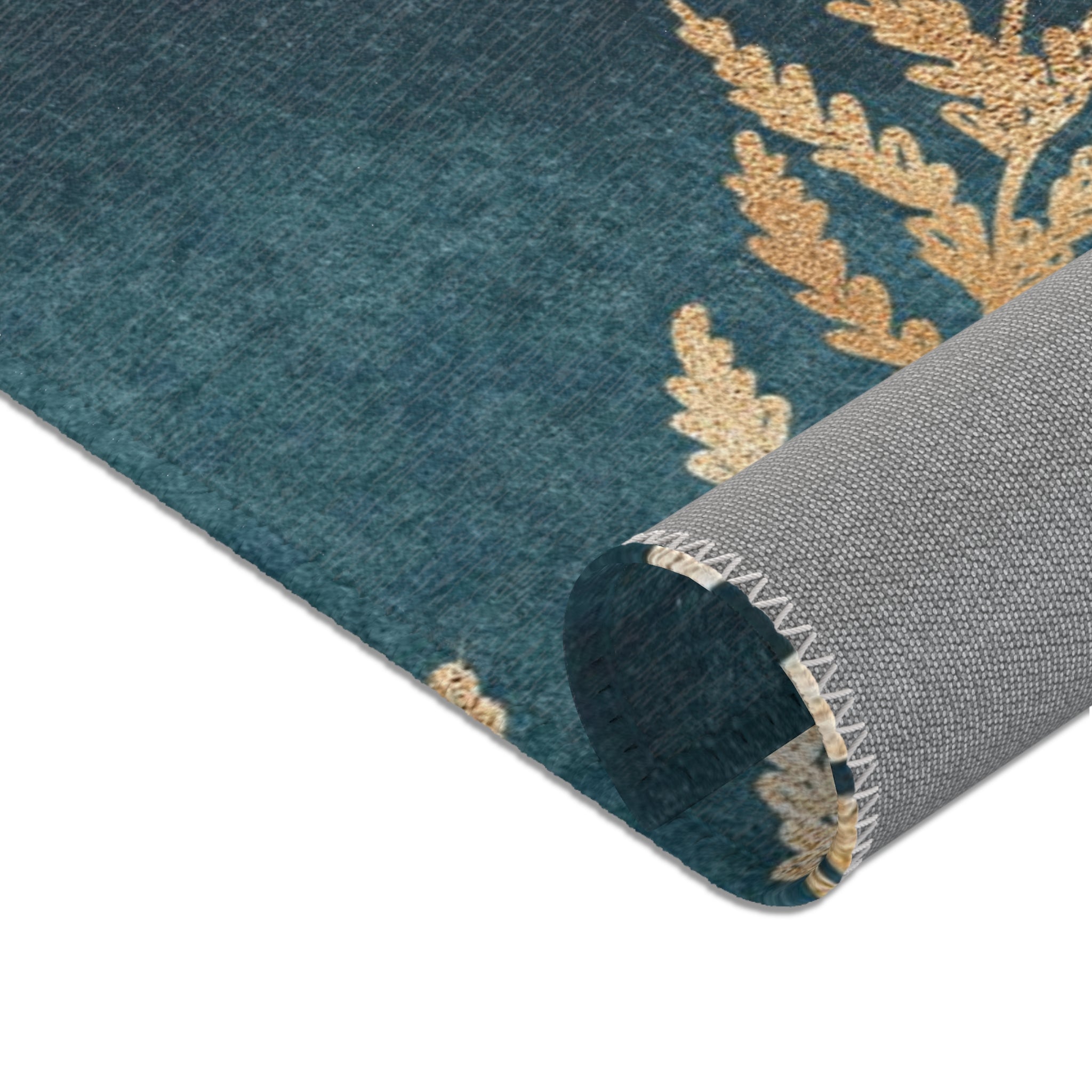 Abstract Area Rug | Retro Rug, Mustard, Blush Pink Blue