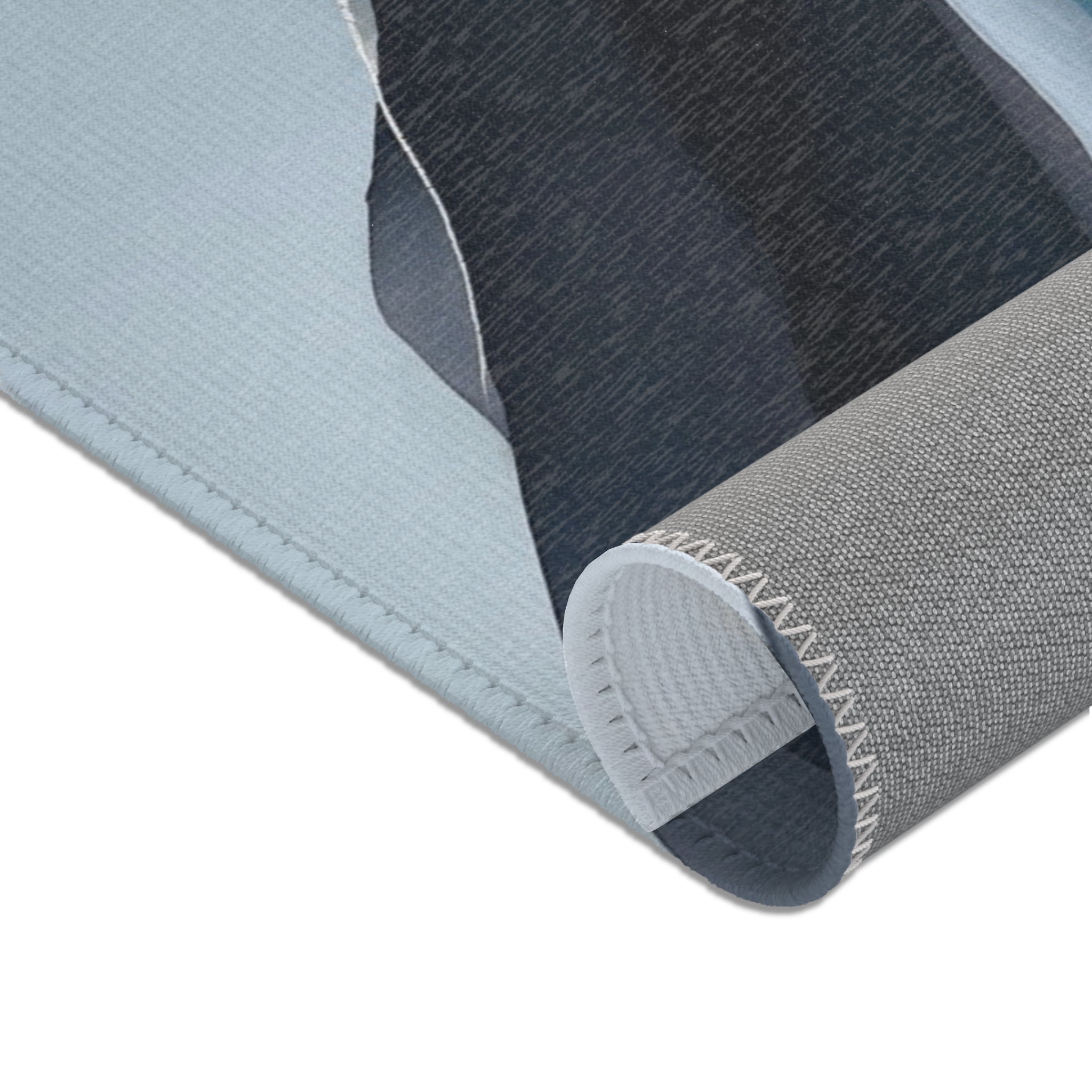 Abstract Area Rug | Blue Green