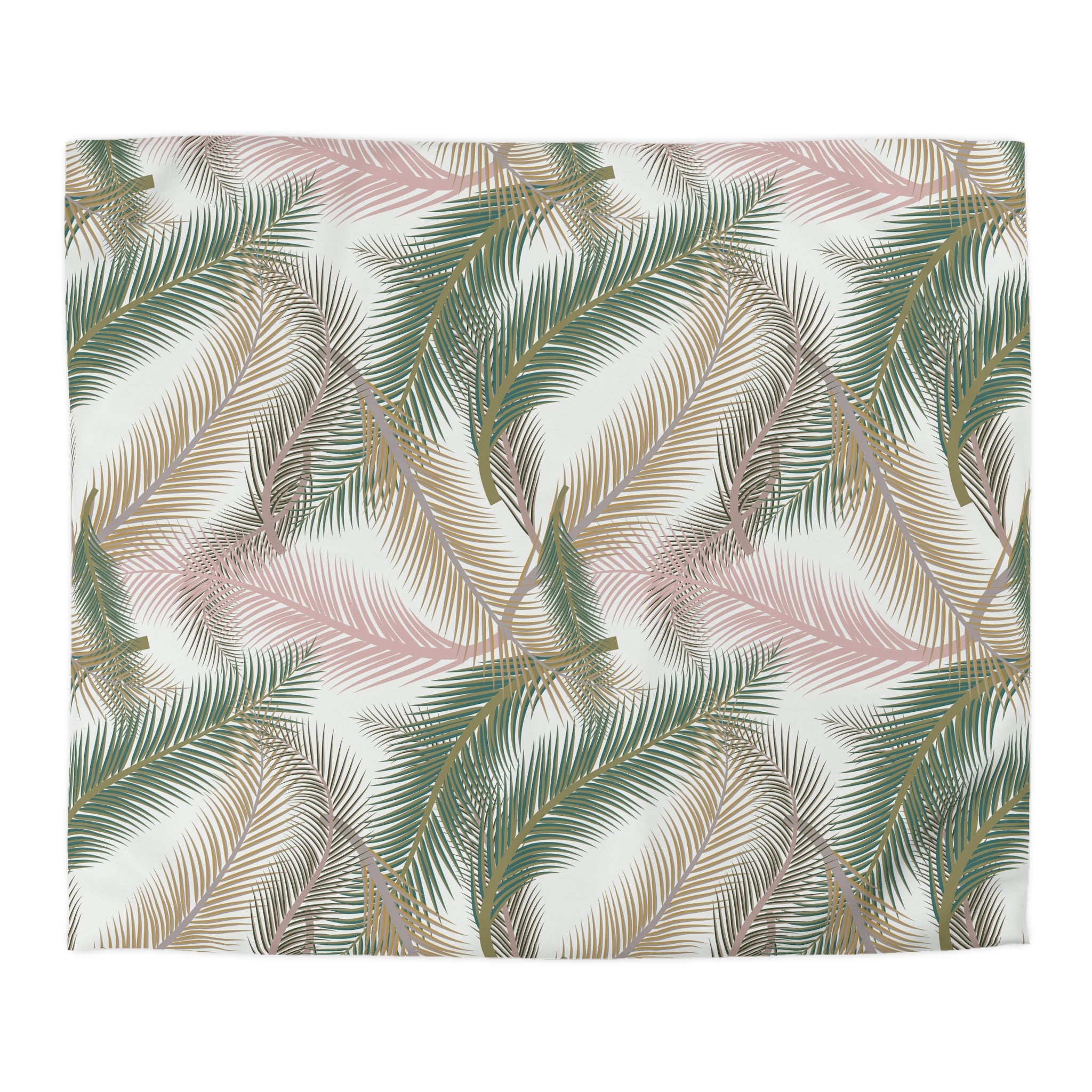 Floral Cotton Duvet, Pillow Cover | Nature Leaves Bedroom Decor