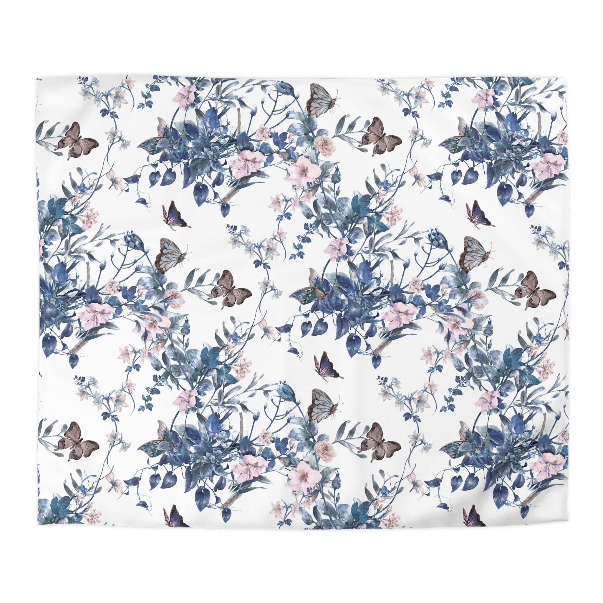 Floral Cotton Duvet, Pillow Cover | Nature Bedroom Decor