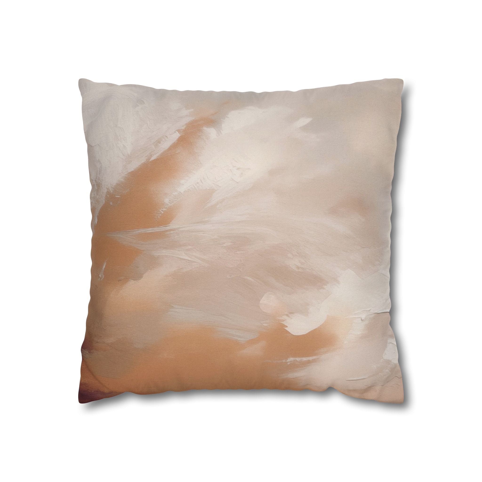 Abstract Pillow Cover | Terracotta Beige Cream