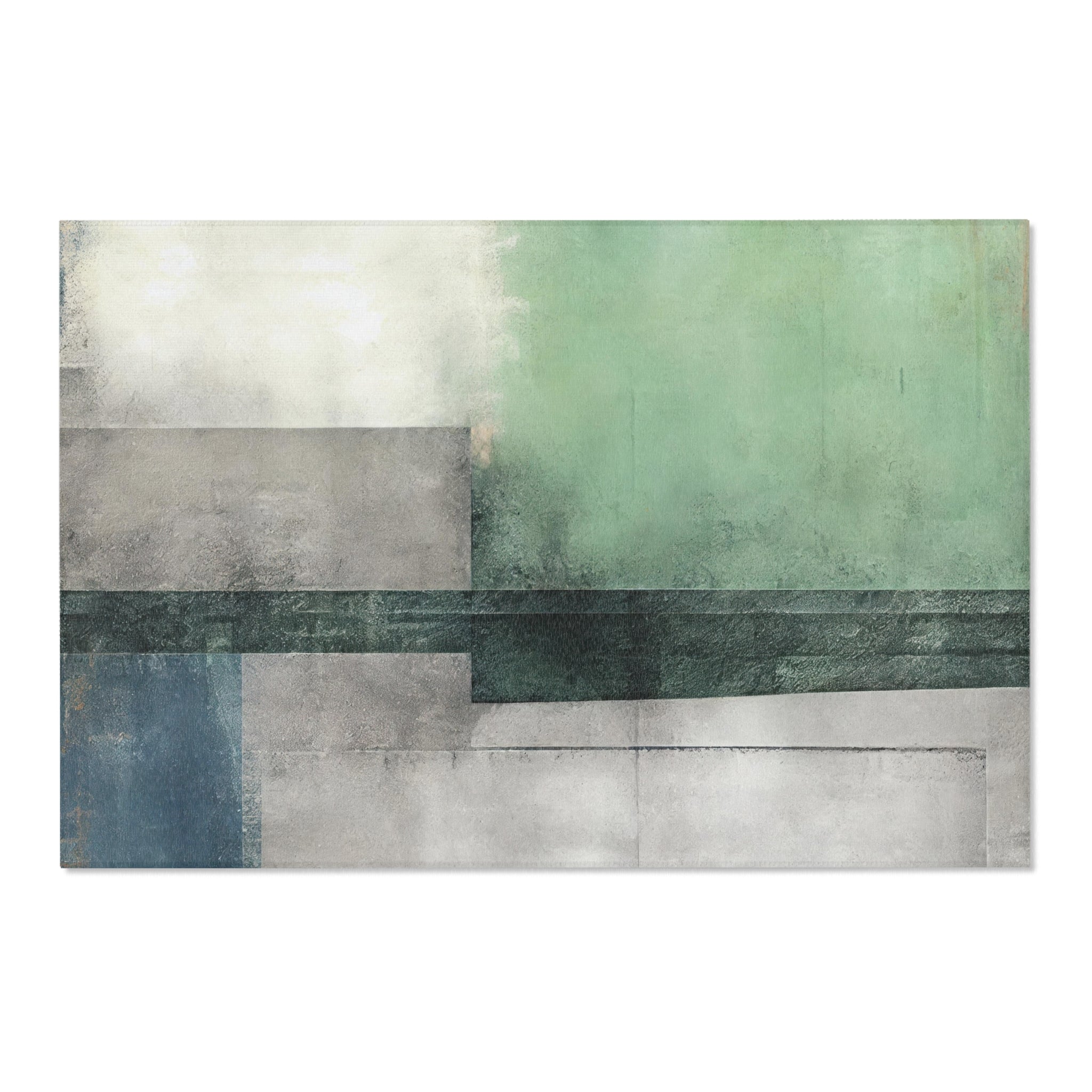 Abstract Ombre Area Rug | Fade Rustic Rug