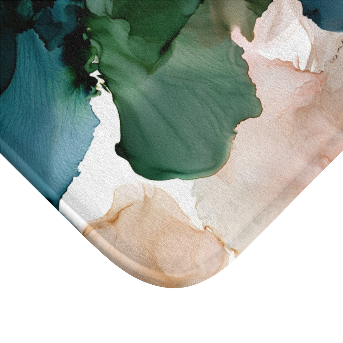 a close up of a tray with a painting on it