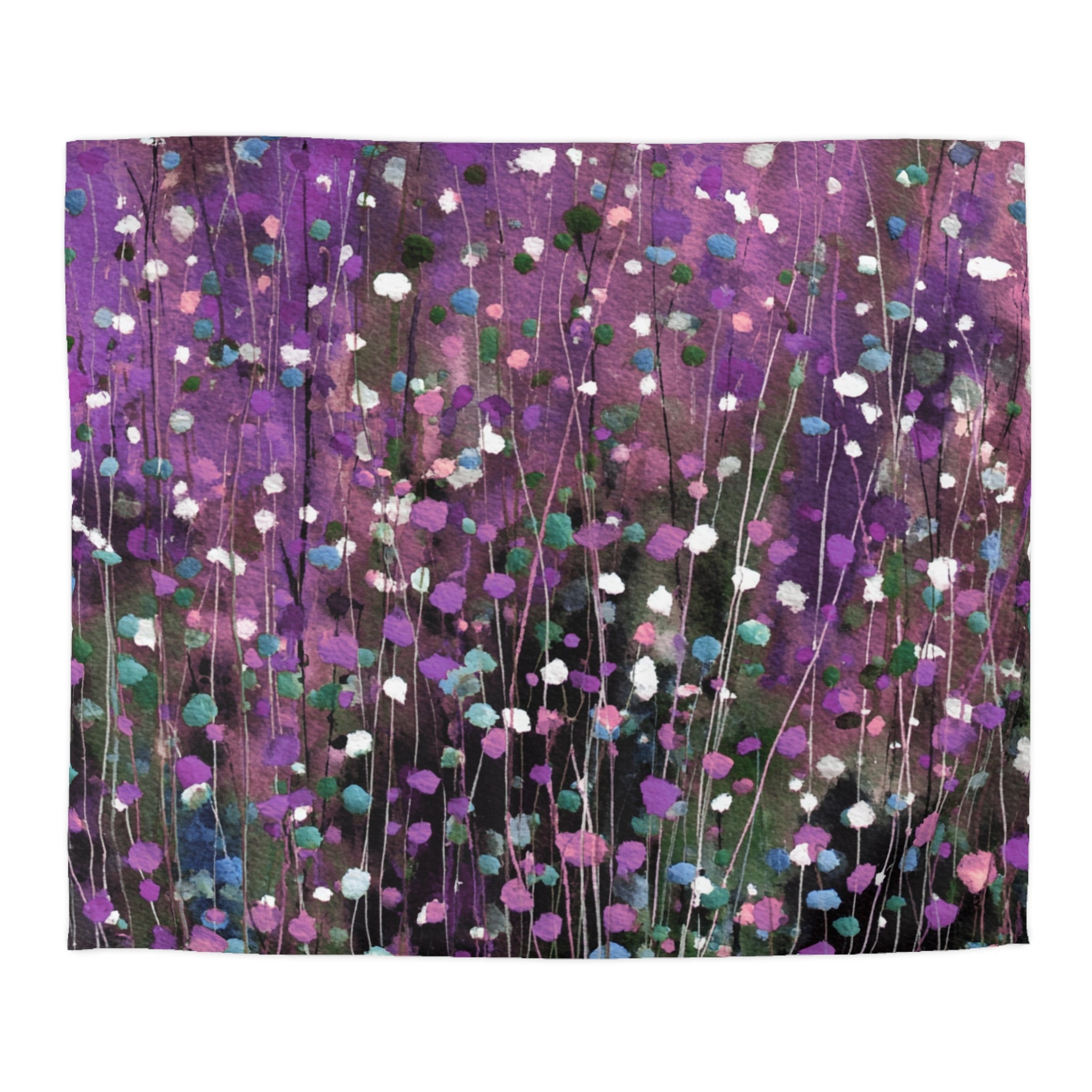Floral Duvet, Pillow Cover | Purple Bedroom Decor