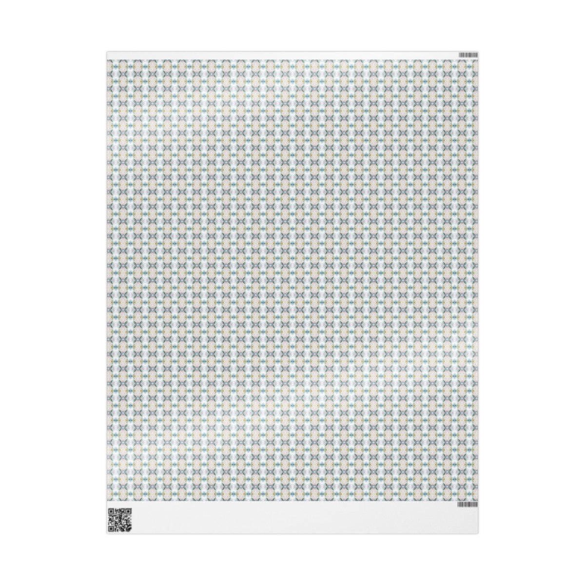 Soft Grey Blush Mustard Watercolor Wrapping Paper, Gift Wrap