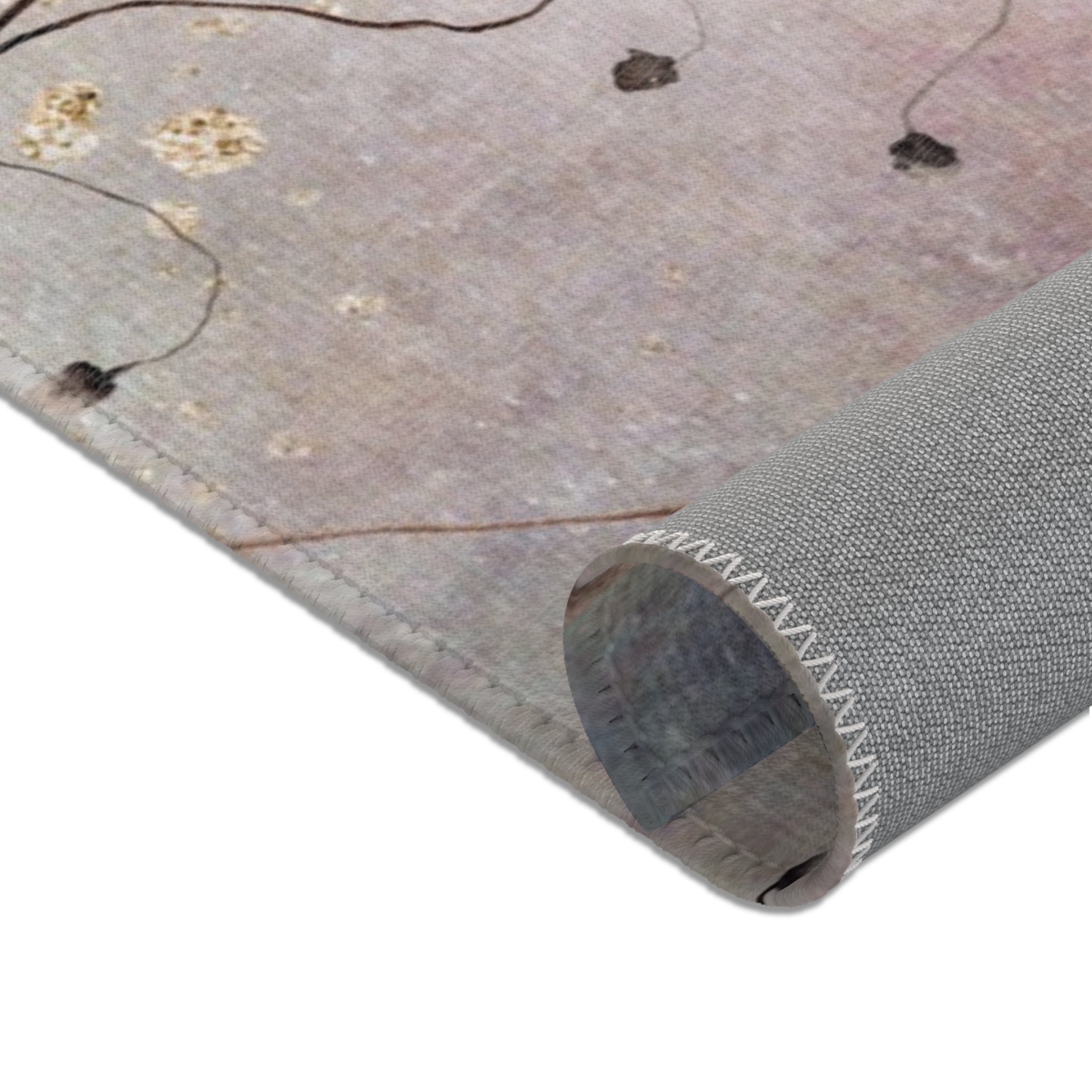 Fade Boho Area Rug | Vintage Blush, Floral Rug