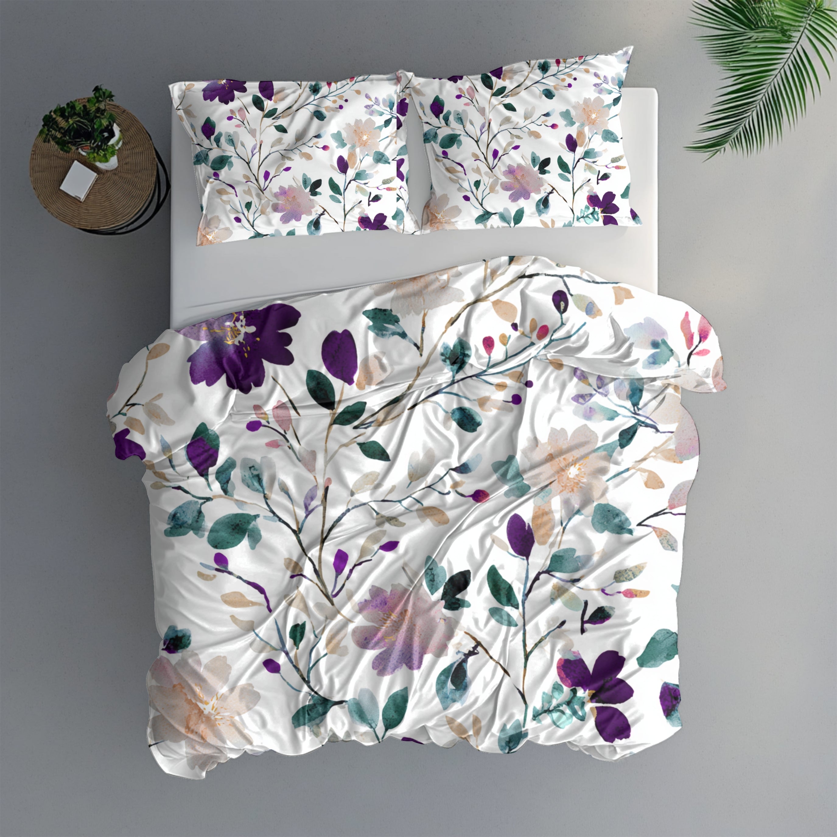Floral Duvet, Pillow Cover | Wildflowers Bedroom Decor