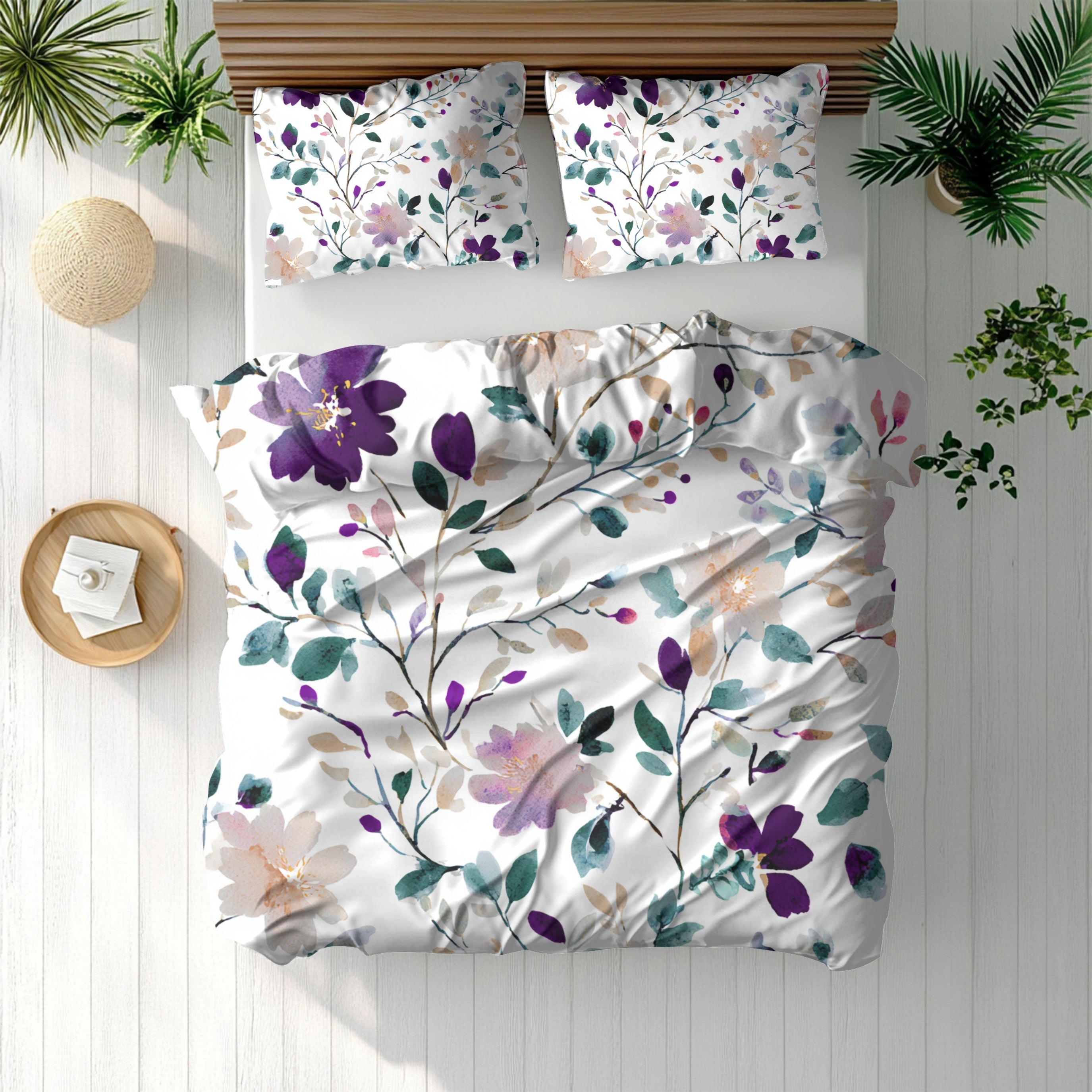Floral Duvet, Pillow Cover | Wildflowers Bedroom Decor
