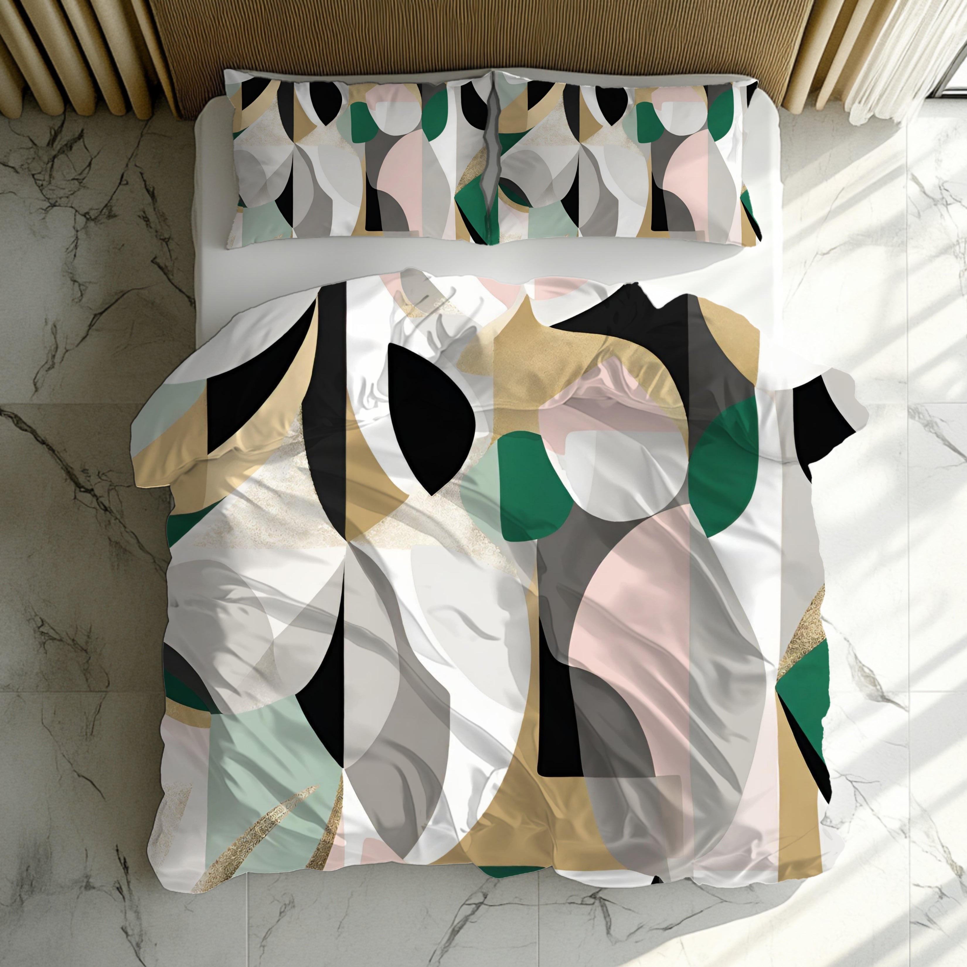 Abstract Duvet, Pillow Cover Set | Colorful Bedroom Set