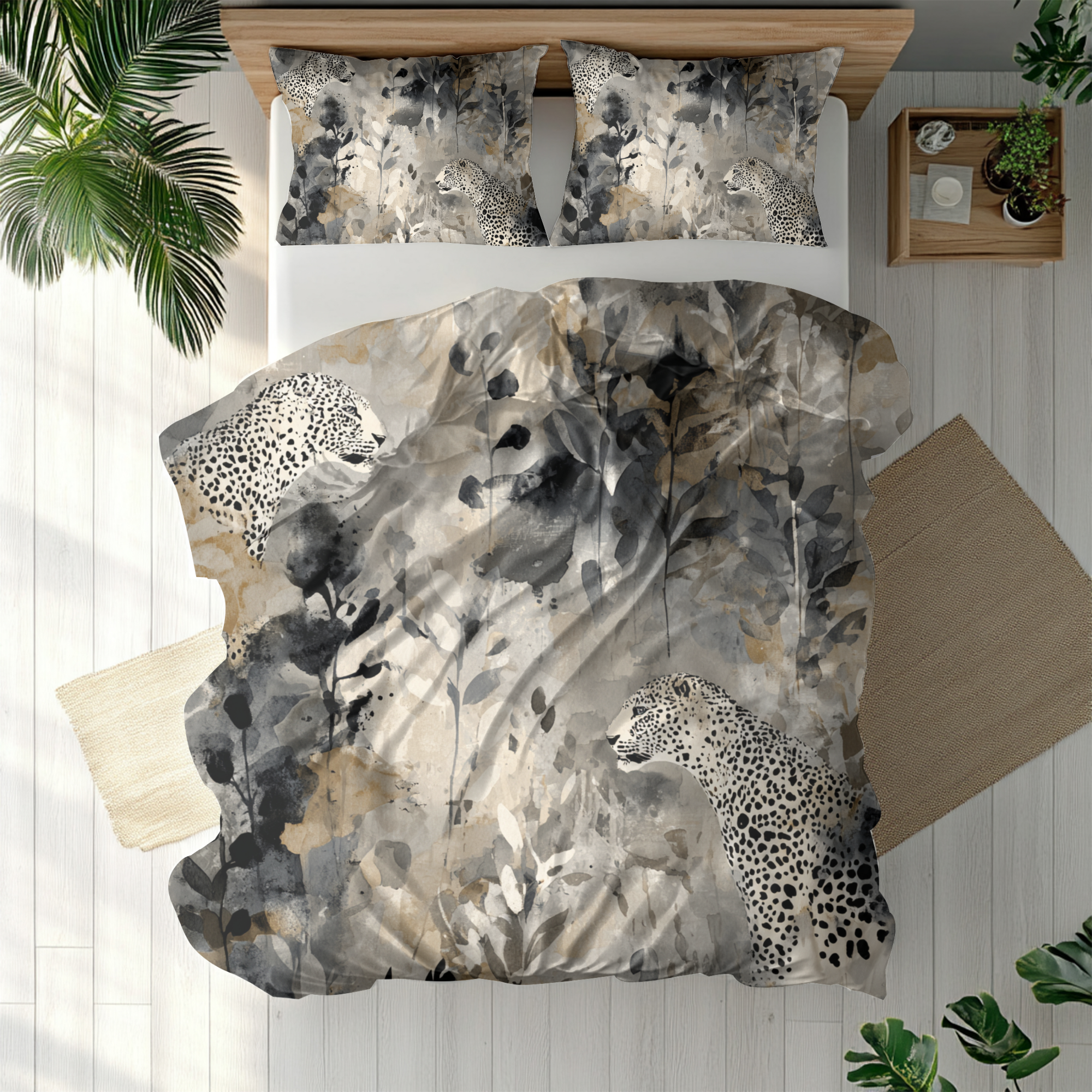 Wild Jungle Duvet, Pillow Cover Set | Big Cats Bedroom Set