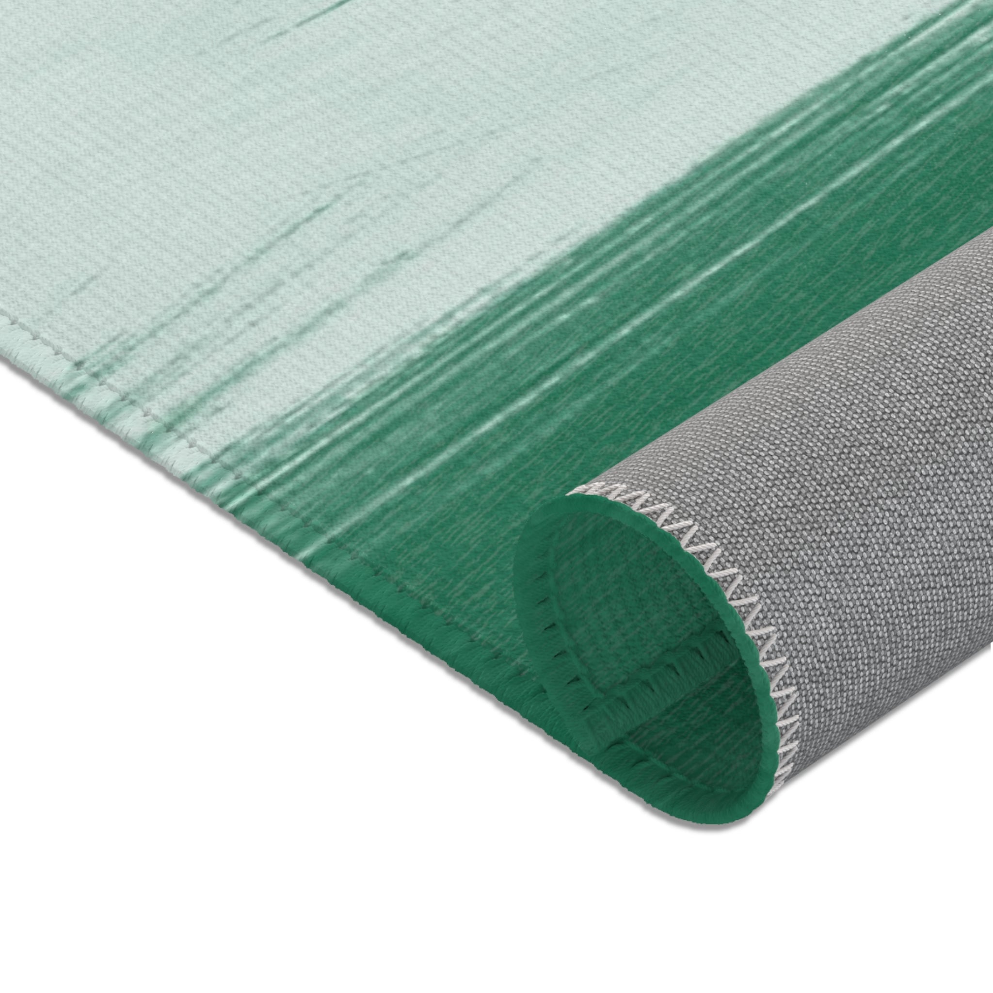 Abstract Ombre Area Rug | Sage Green Rug