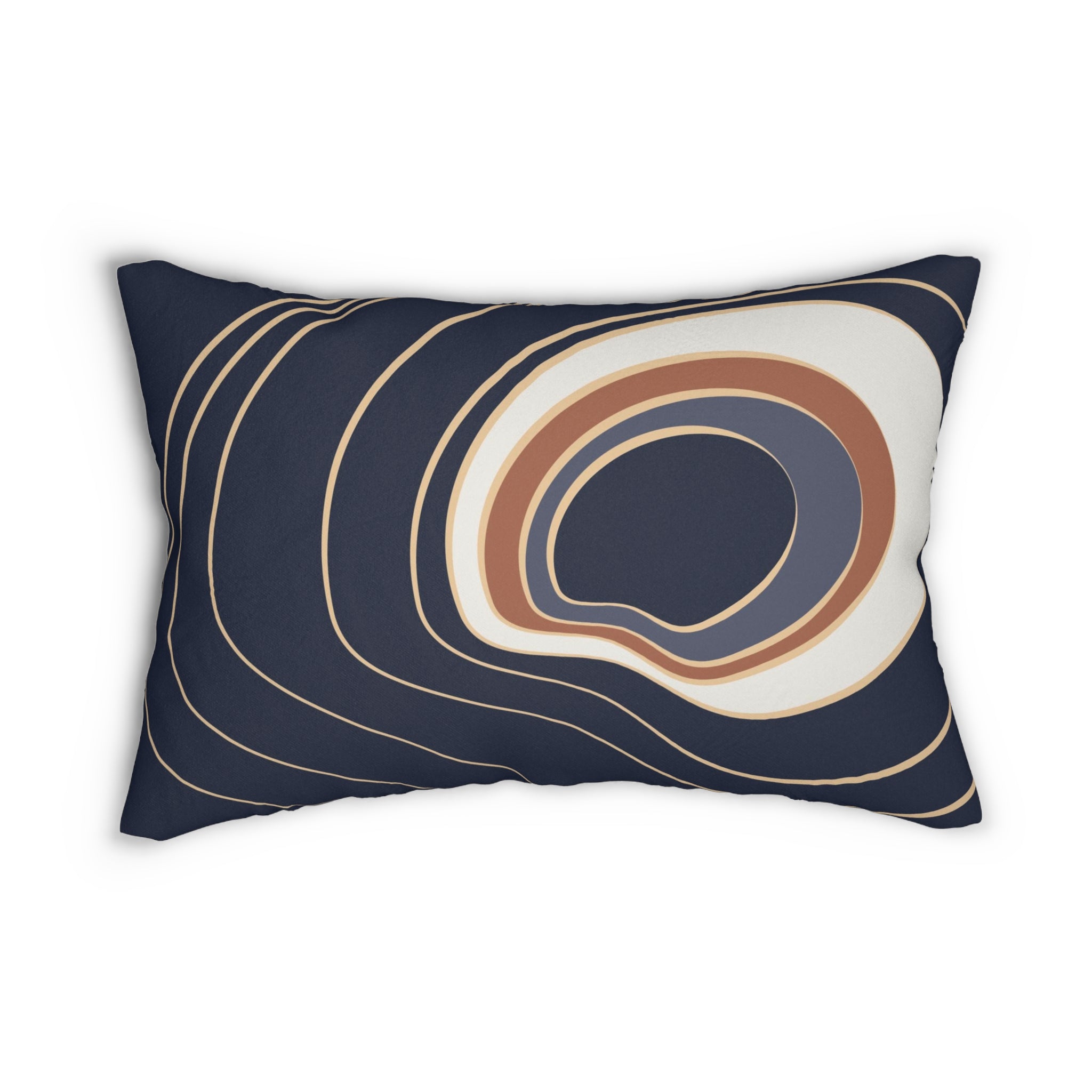 Navy blue rectangle pillow best sale