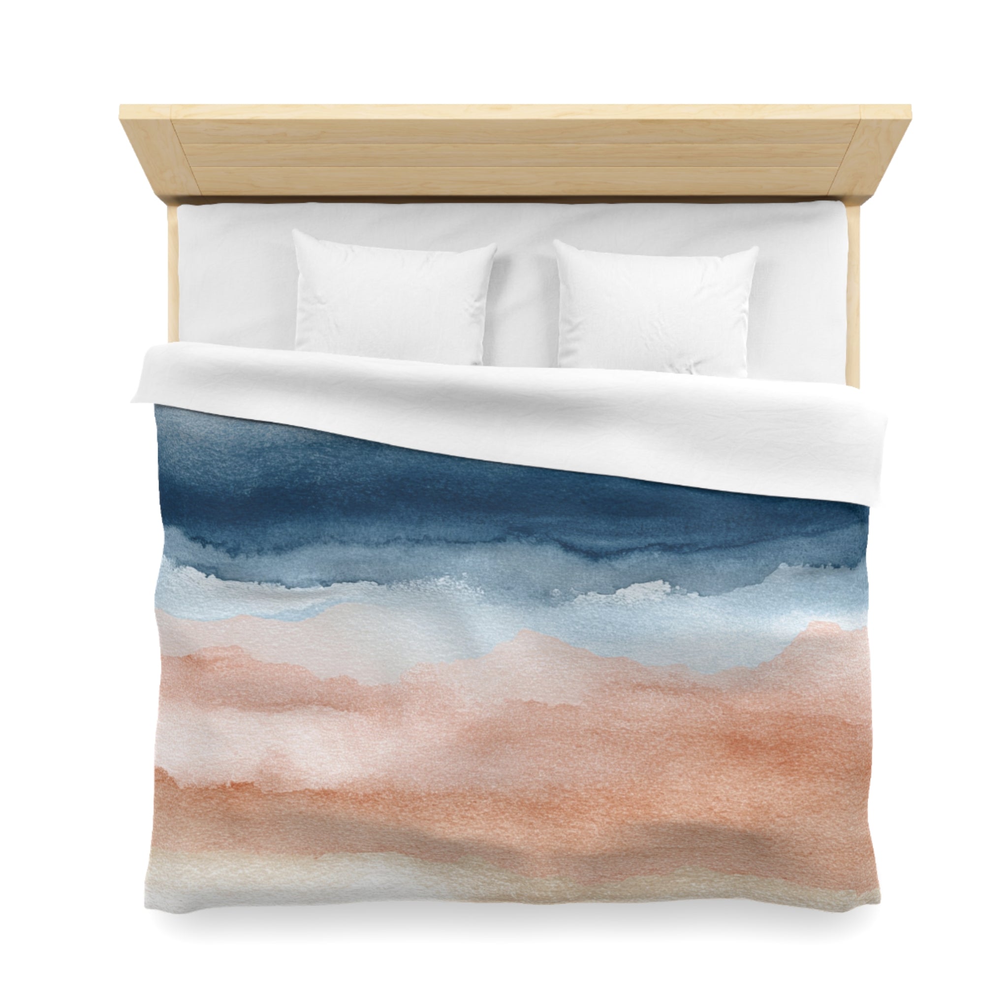 Ombre Duvet, Pillow Cover | Pink Blue Bedroom Decor