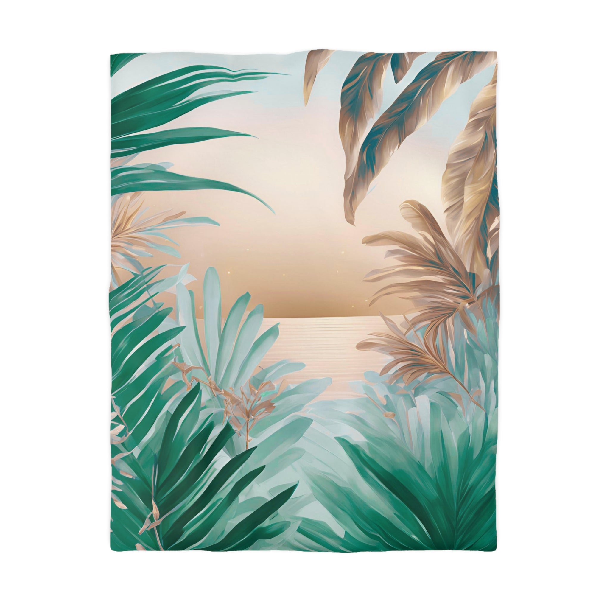 Costal Abstract Duvet, Pillow Cover | Nature Ocean Bedroom Decor