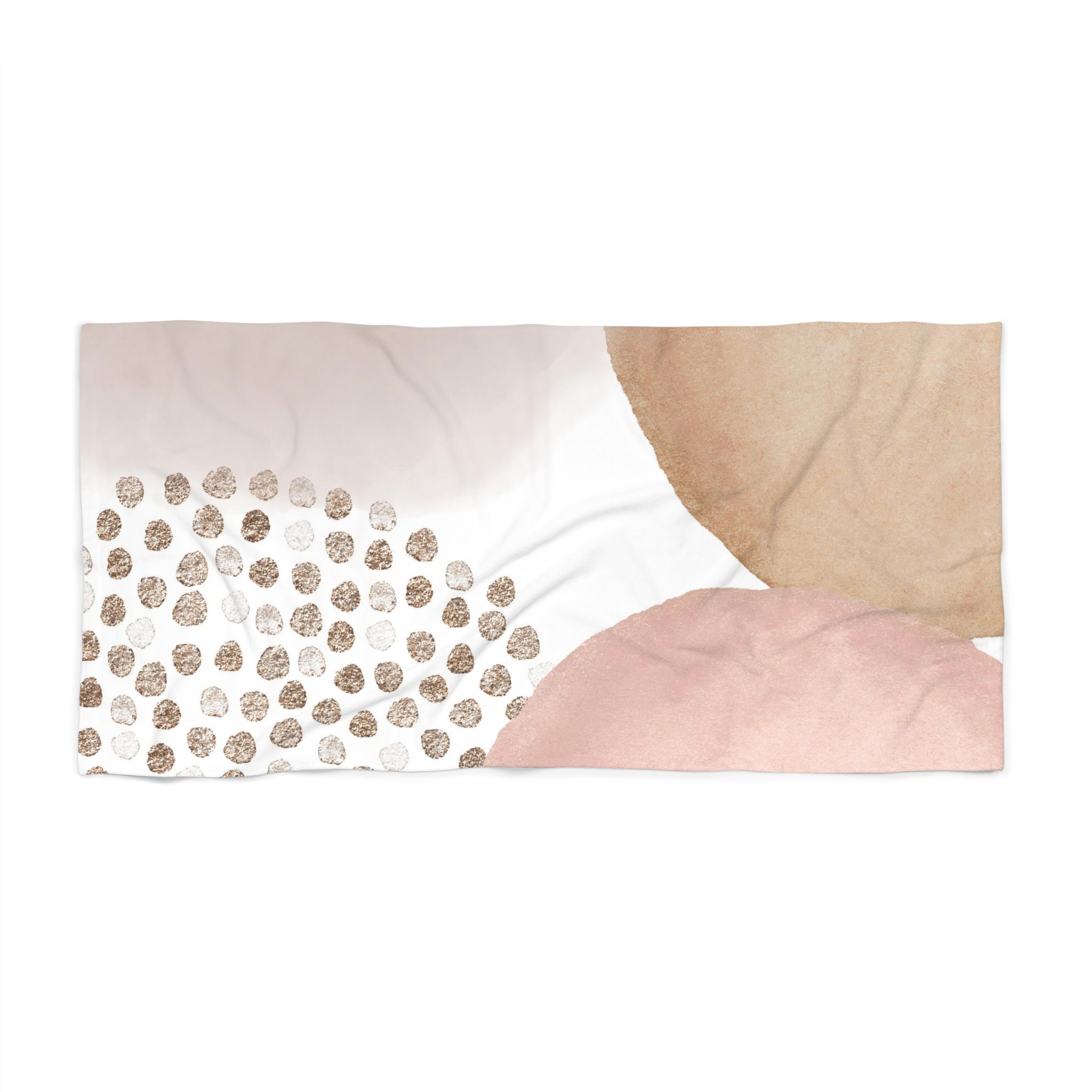 Bath, Beach Towel | Blush Pink Beige