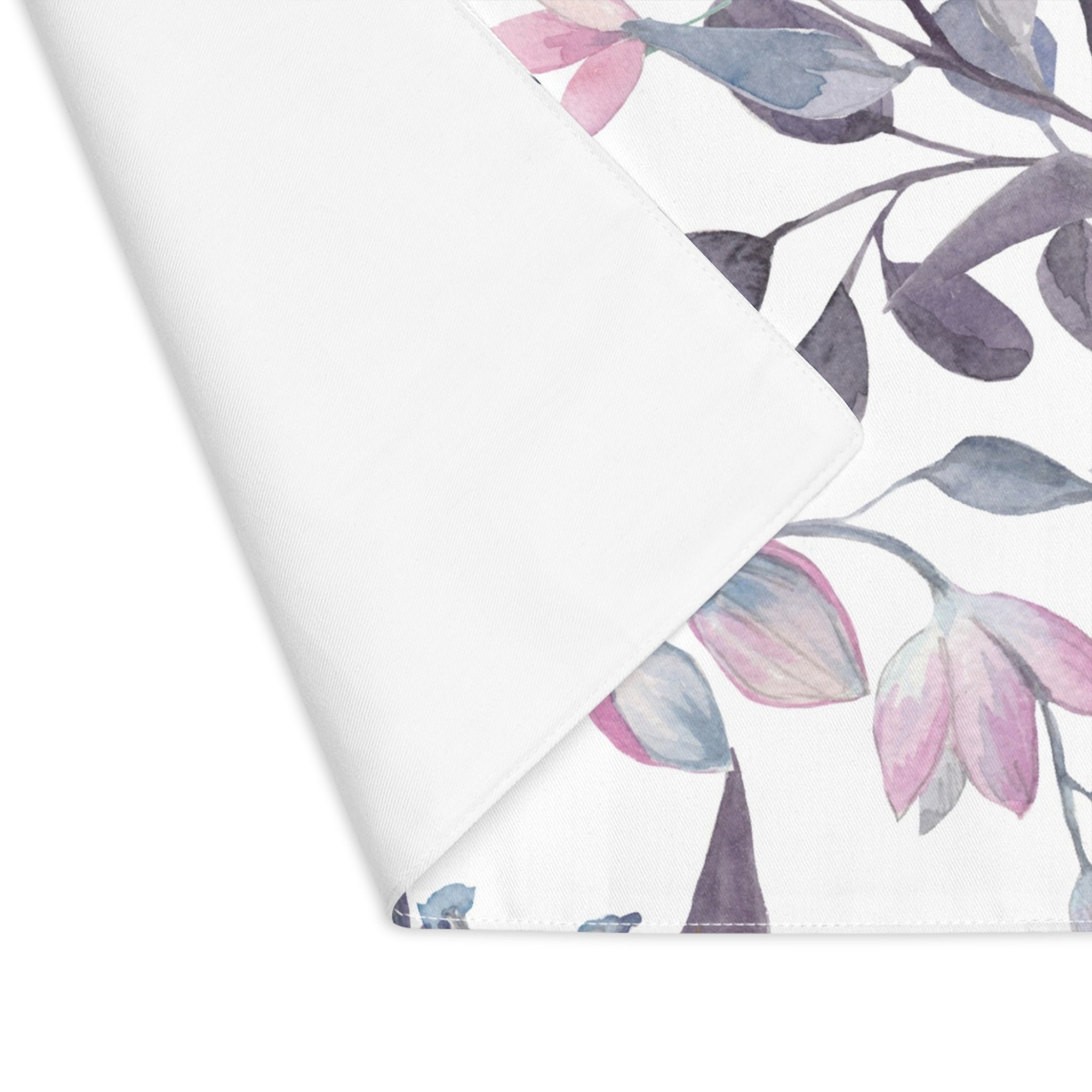 Placemat - Floral Dining Table Placemats, Watercolor Purple Pink
