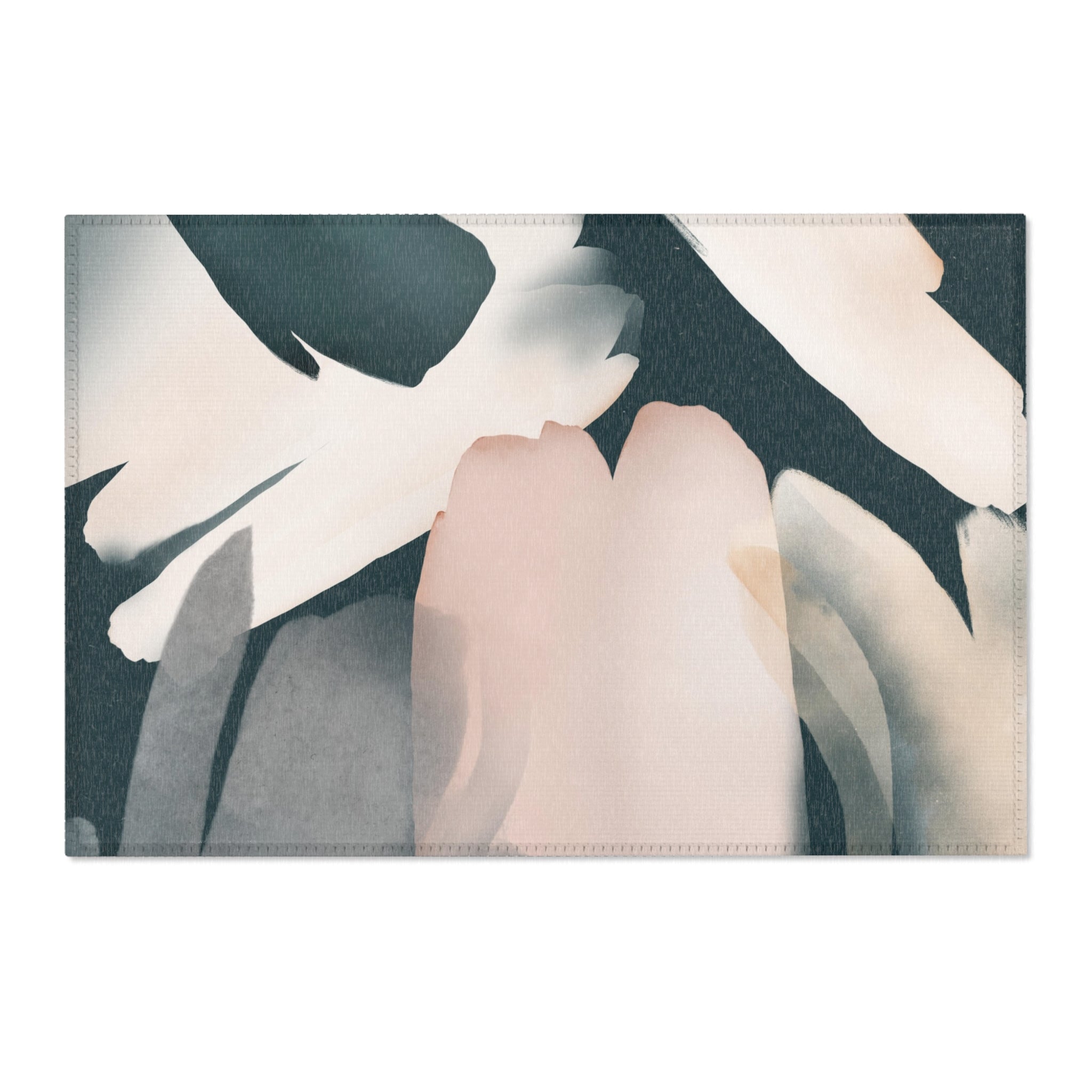 Abstract Area Rug | Watercolor Artsy Rug