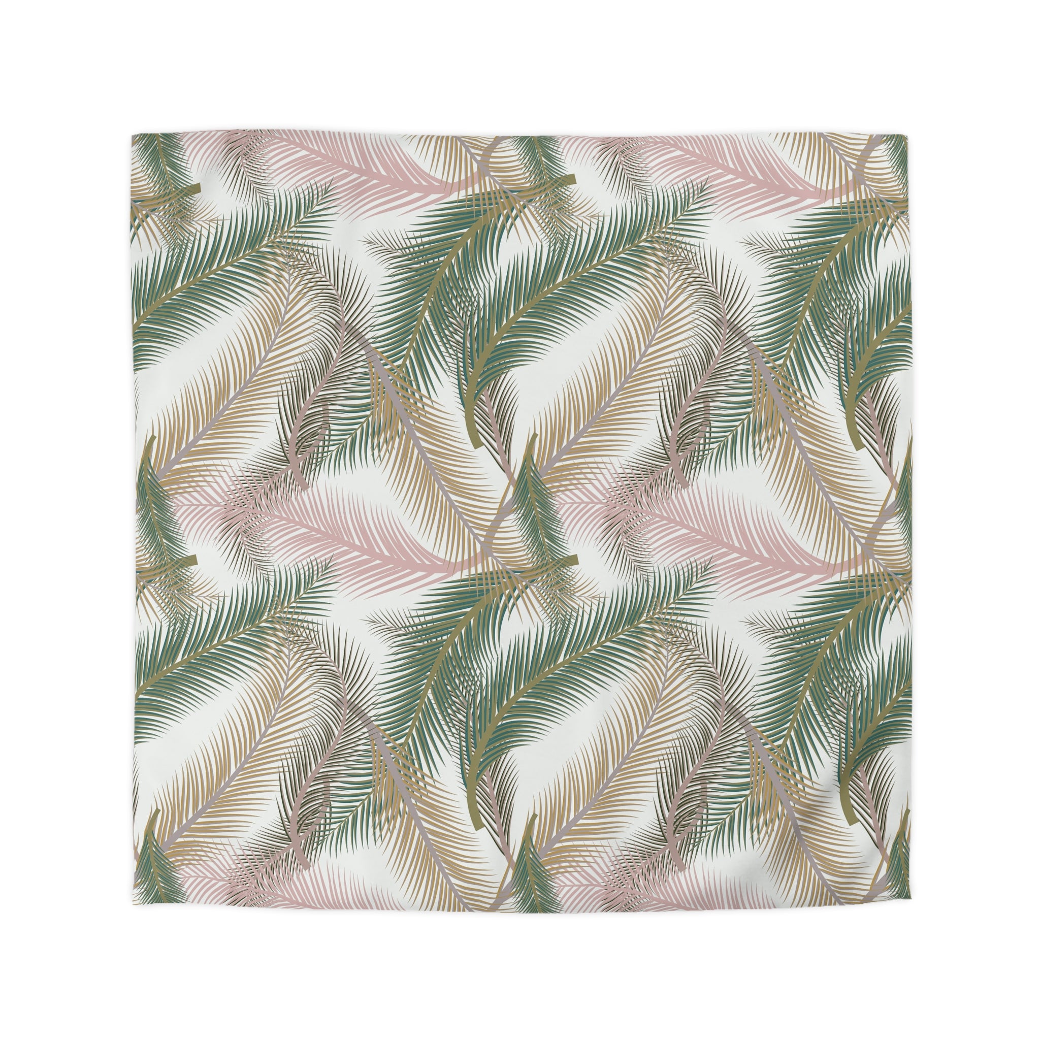 Floral Cotton Duvet, Pillow Cover | Nature Leaves Bedroom Decor