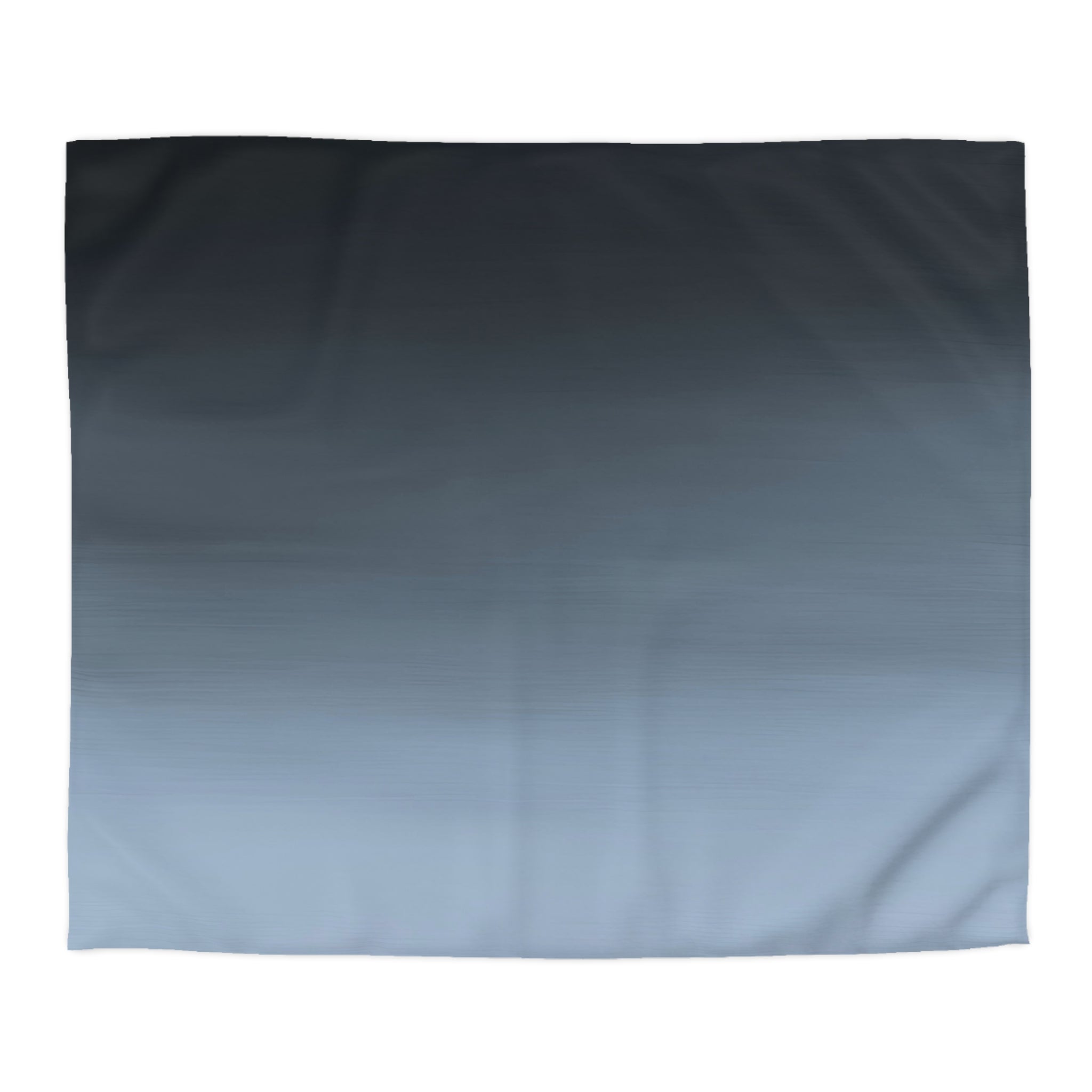 Abstract Duvet Cover | Navy Sky Blue, Ombre | Bedroom Decor