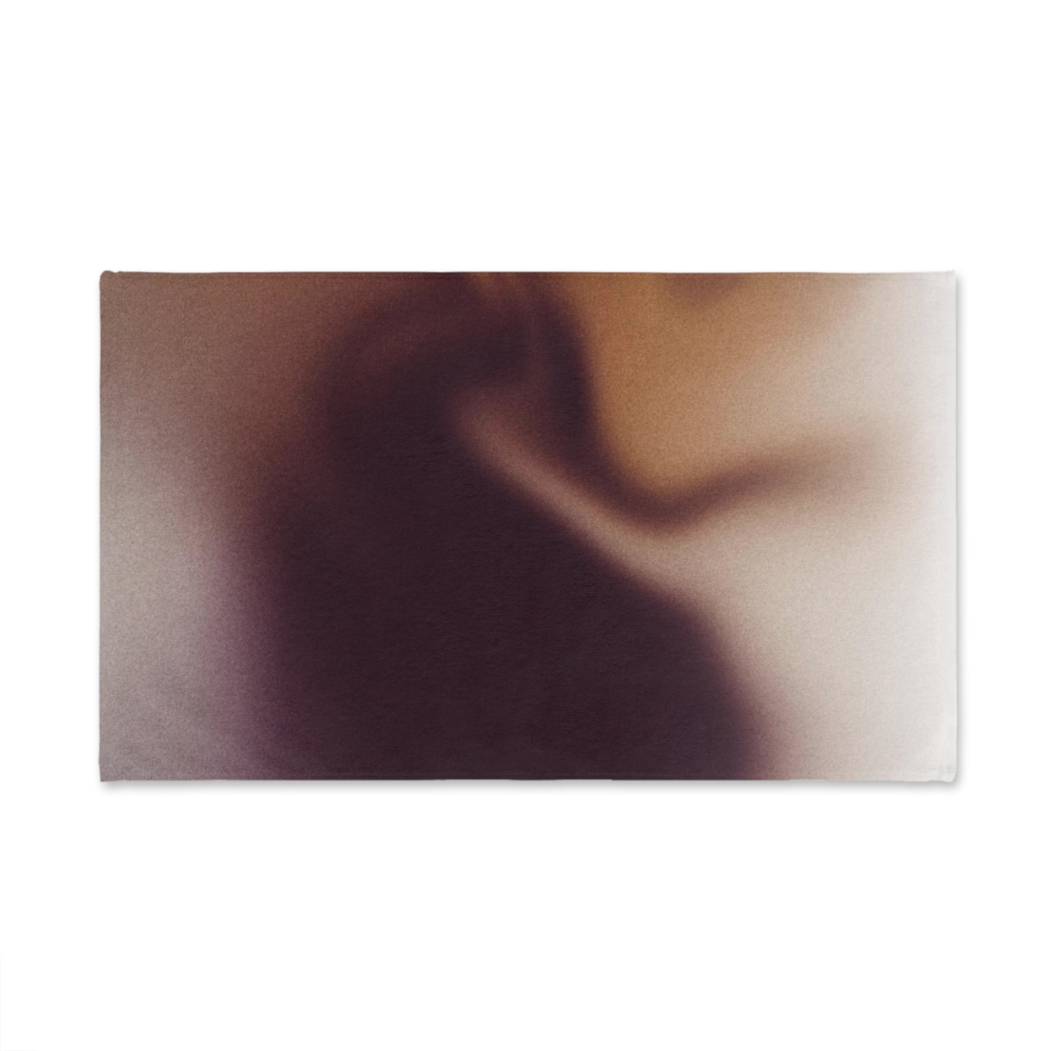 Abstract Kitchen, Bath Hand Towel | Dark Wine Purple, Brown Beige Ombre