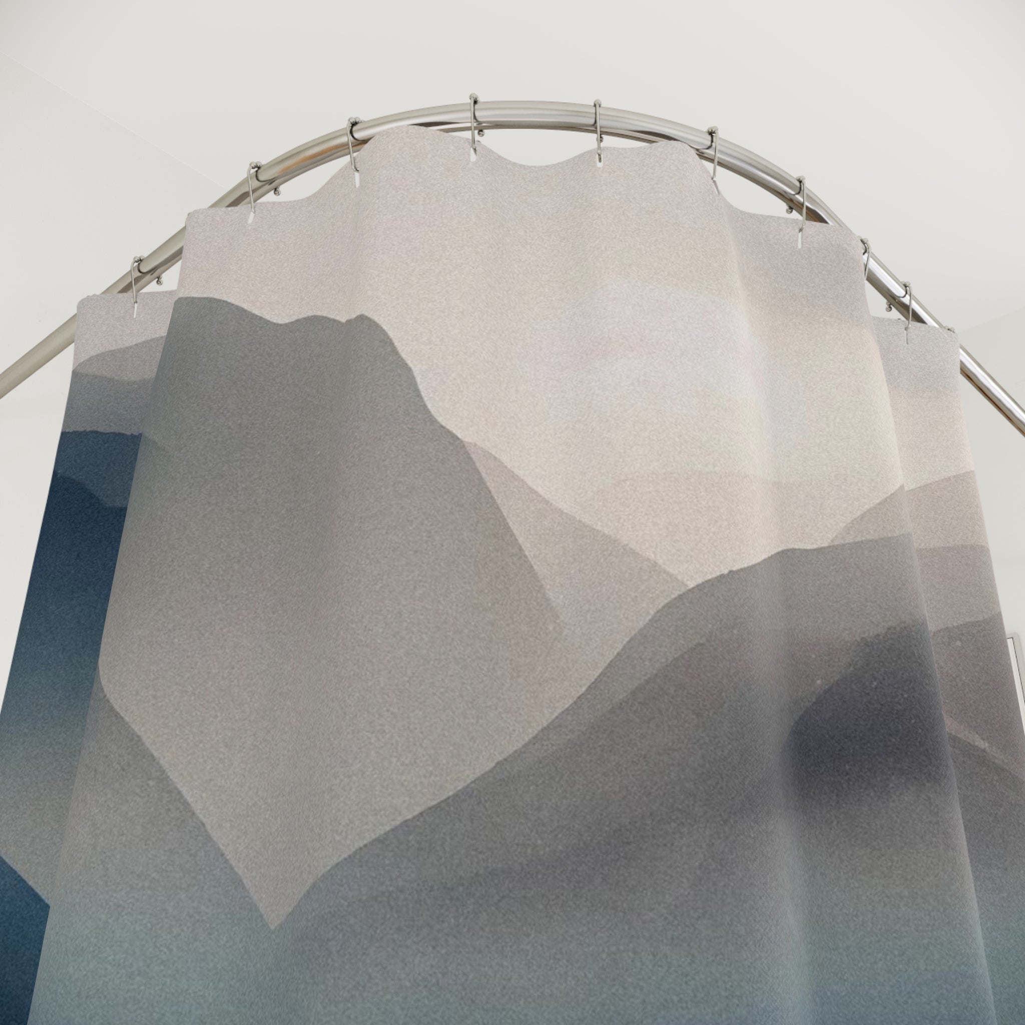 Abstract Shower Curtain | Boho Mountain nature