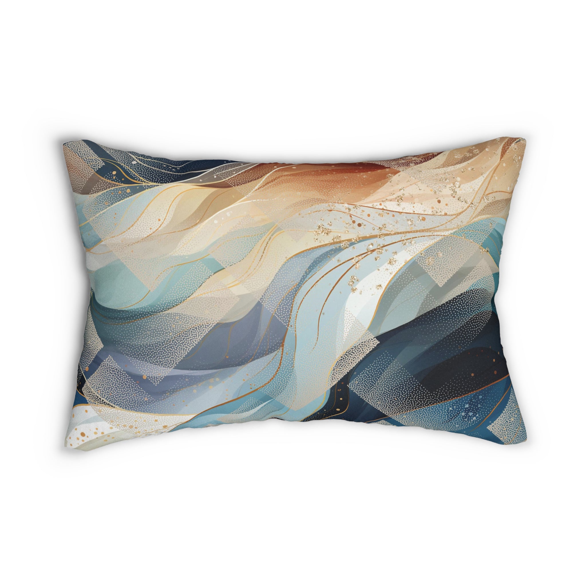 Lumbar rectangle throw pillow