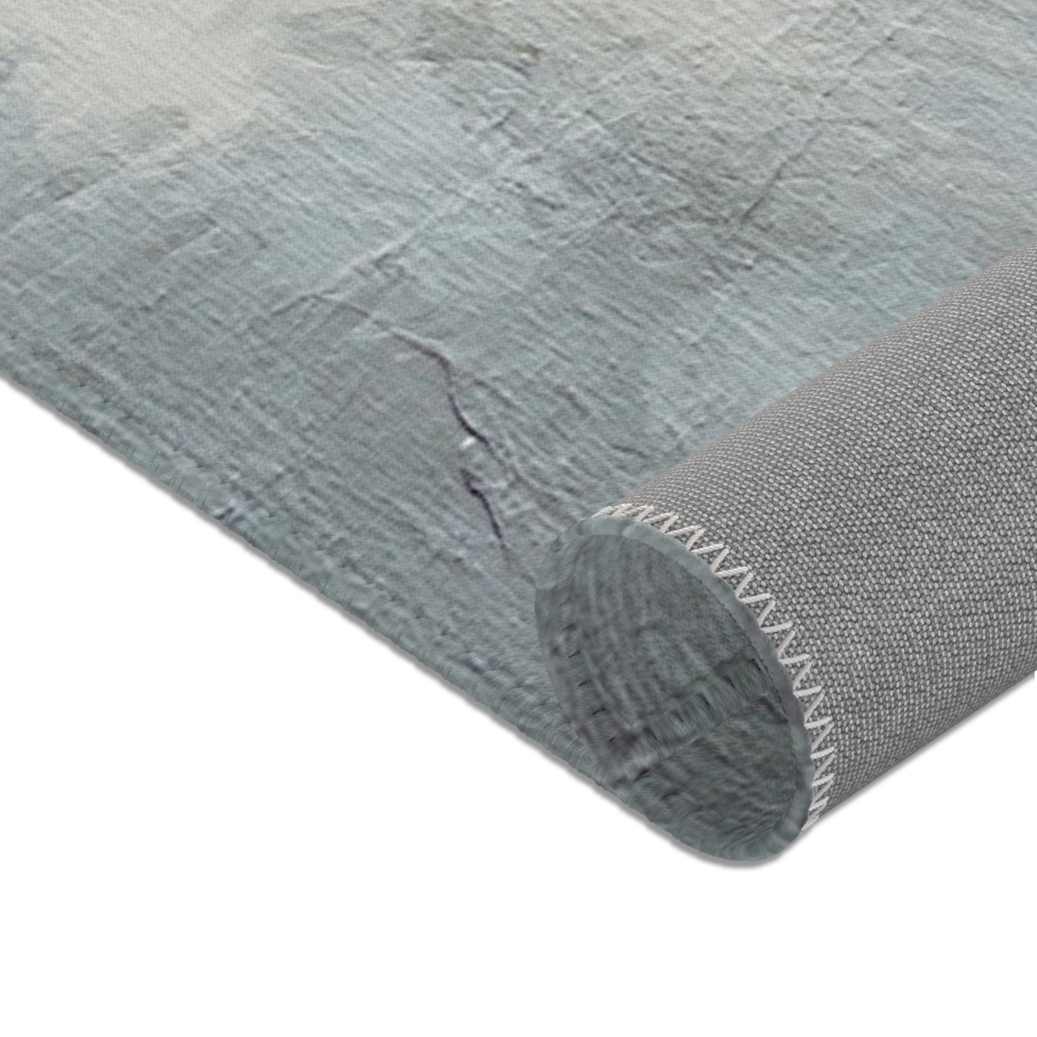 Abstract Area Rug | Grey Purple Watercolor Artsy Rug