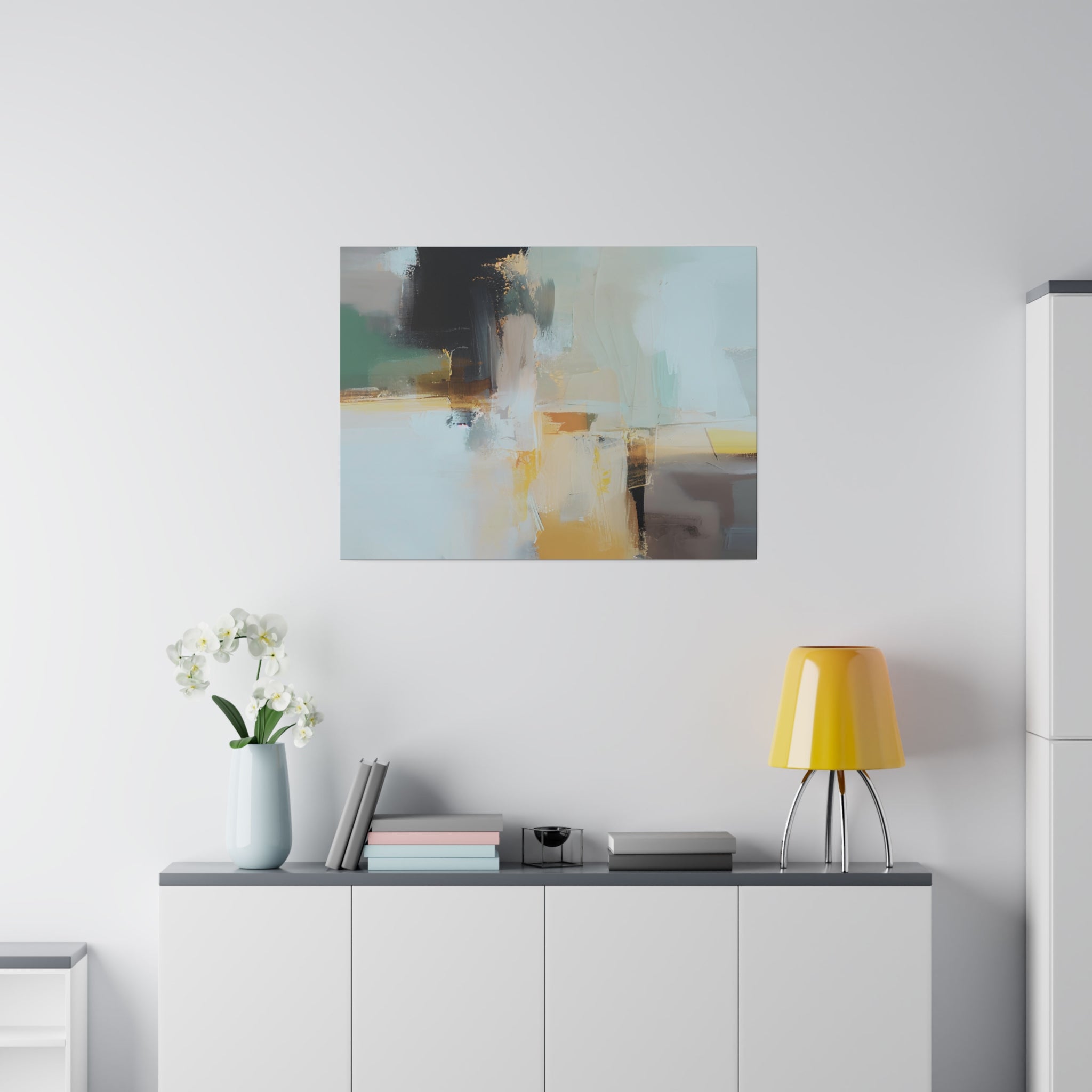 Canvas Wall Art | Pale Blue Grey Wall Artwork
