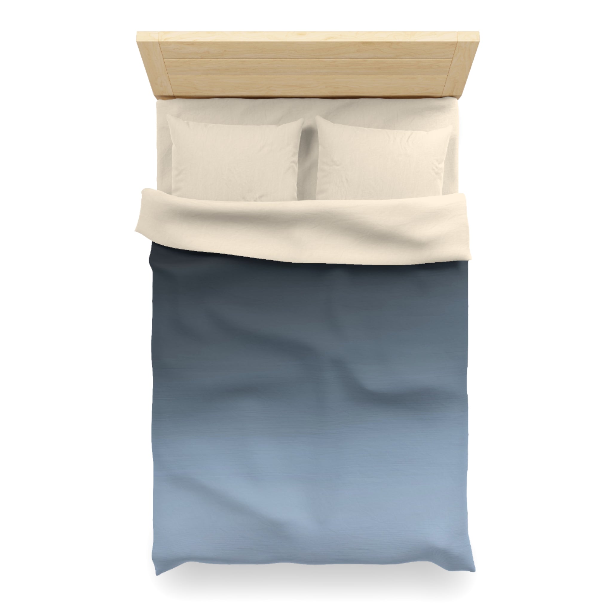 Abstract Duvet Cover | Navy Sky Blue, Ombre | Bedroom Decor