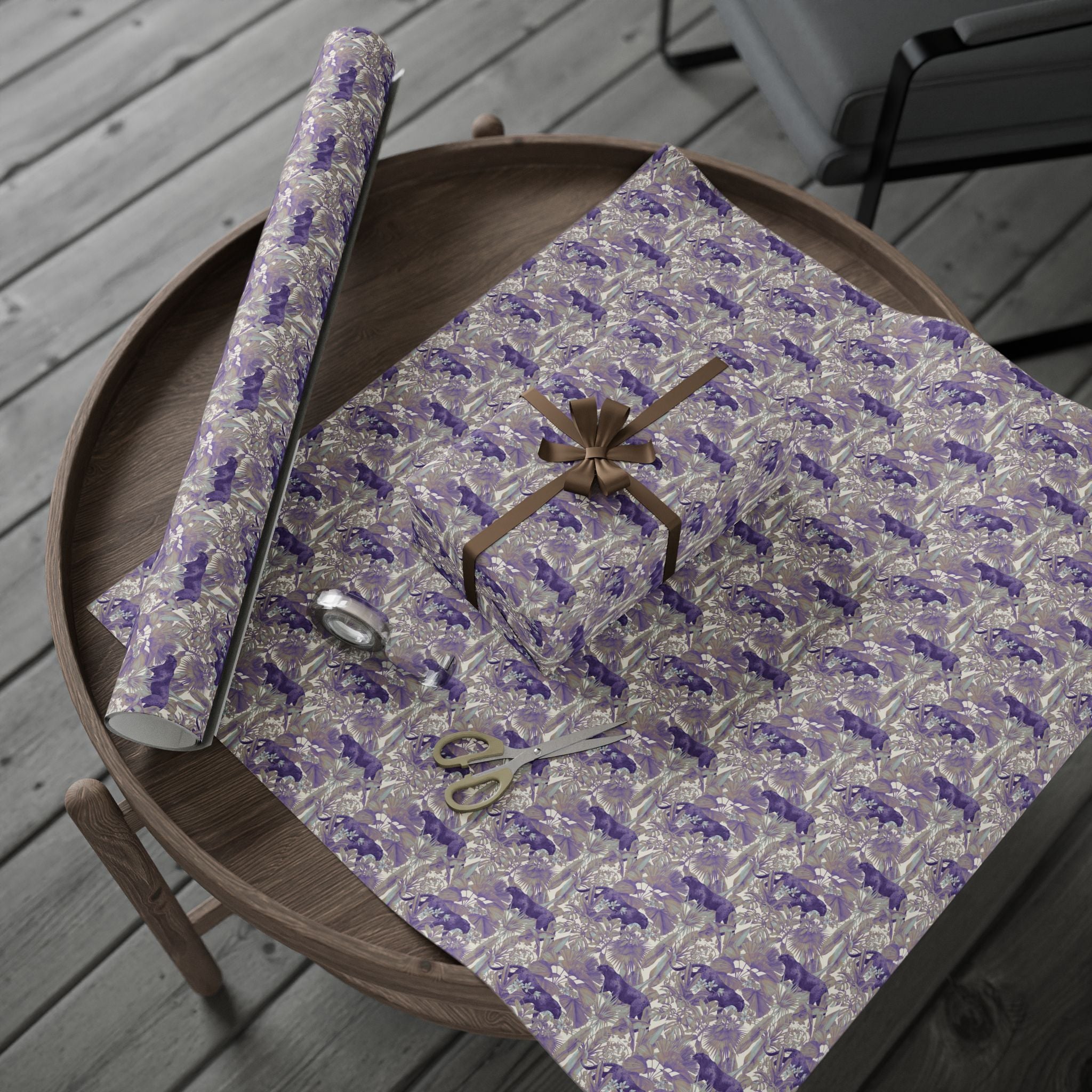 Jungle Wrapping Papers, Jaguar Gift Wrapping for the Holidays, Birthdays