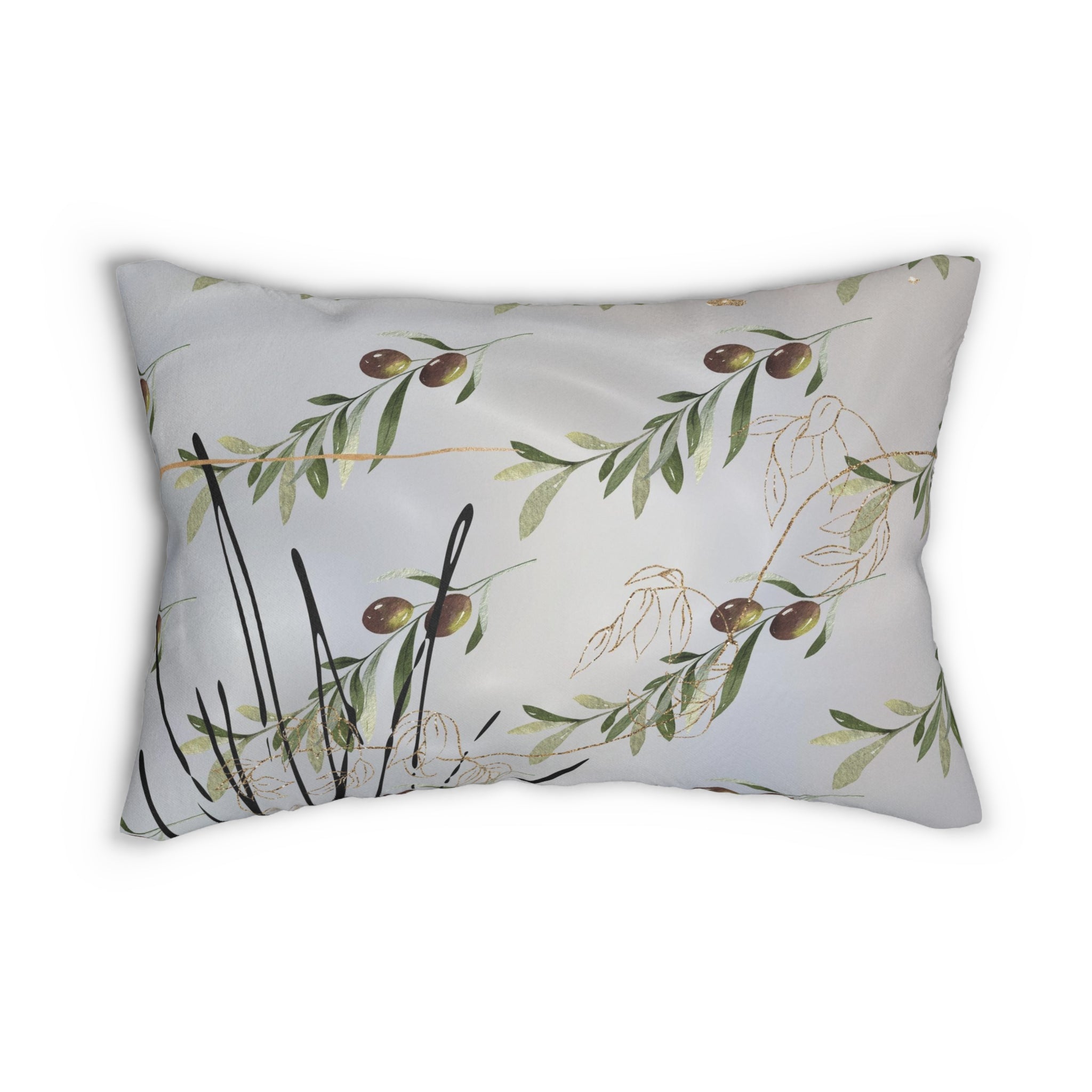 Lumbar rectangle throw pillow