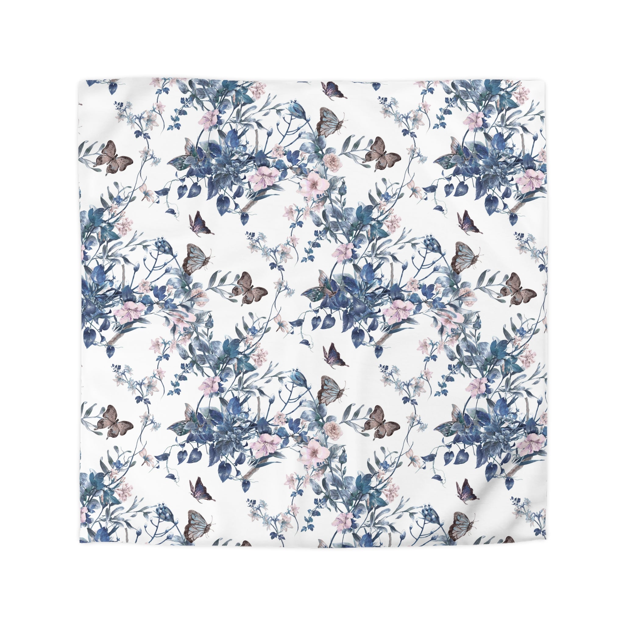 Floral Cotton Duvet, Pillow Cover | Nature Bedroom Decor