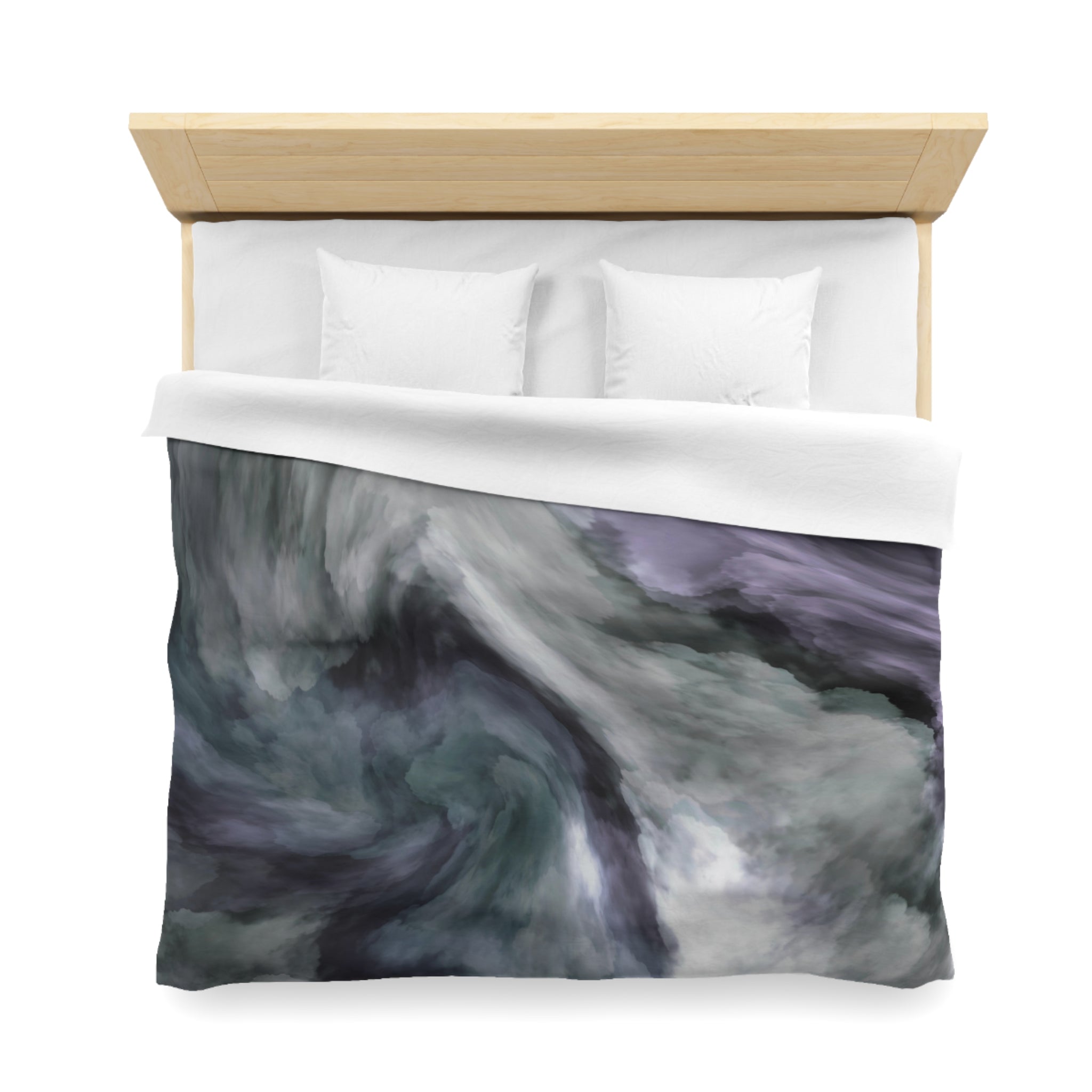 Abstract Duvet, Pillow Cover | Purple Grey Bedroom Decor