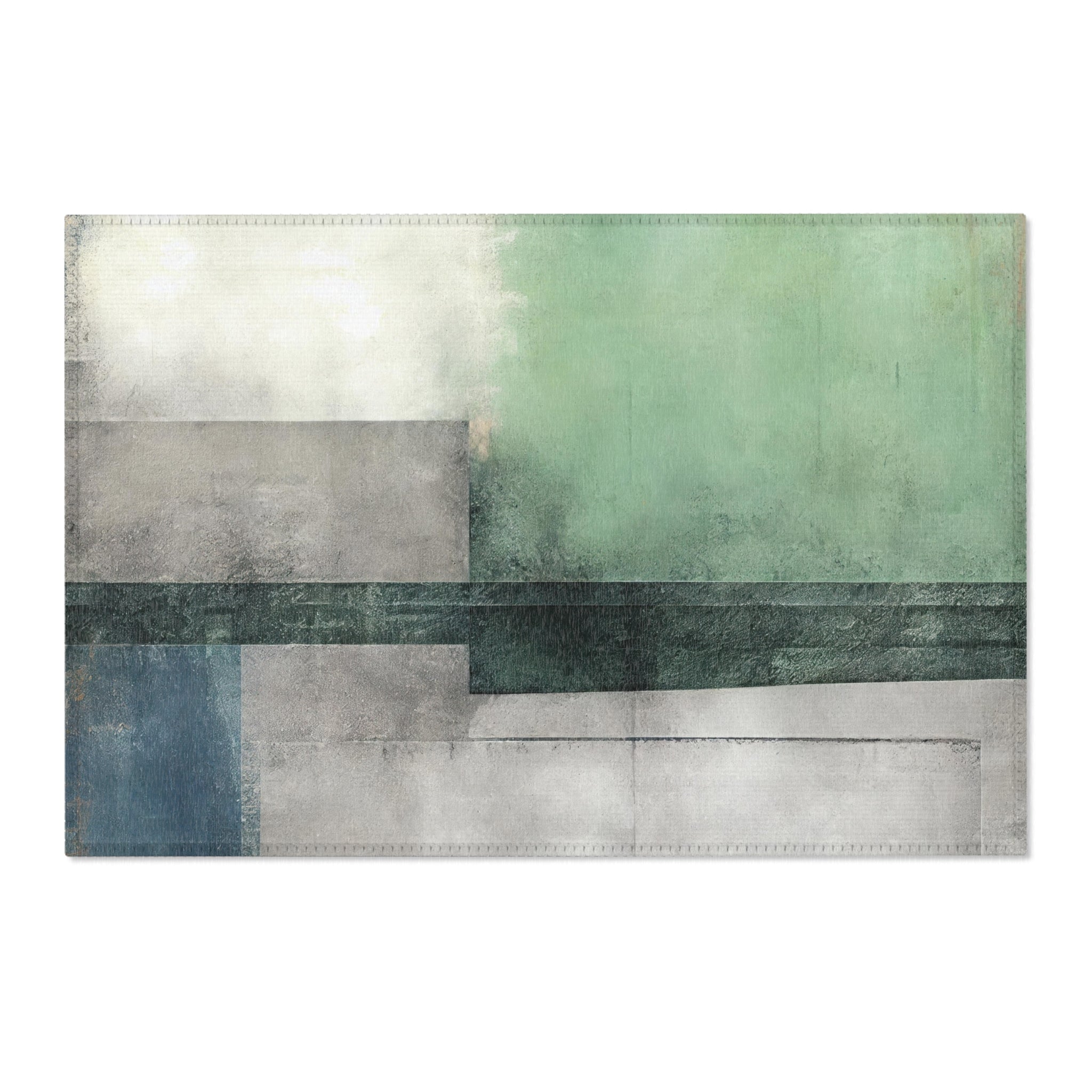 Abstract Ombre Area Rug | Fade Rustic Rug