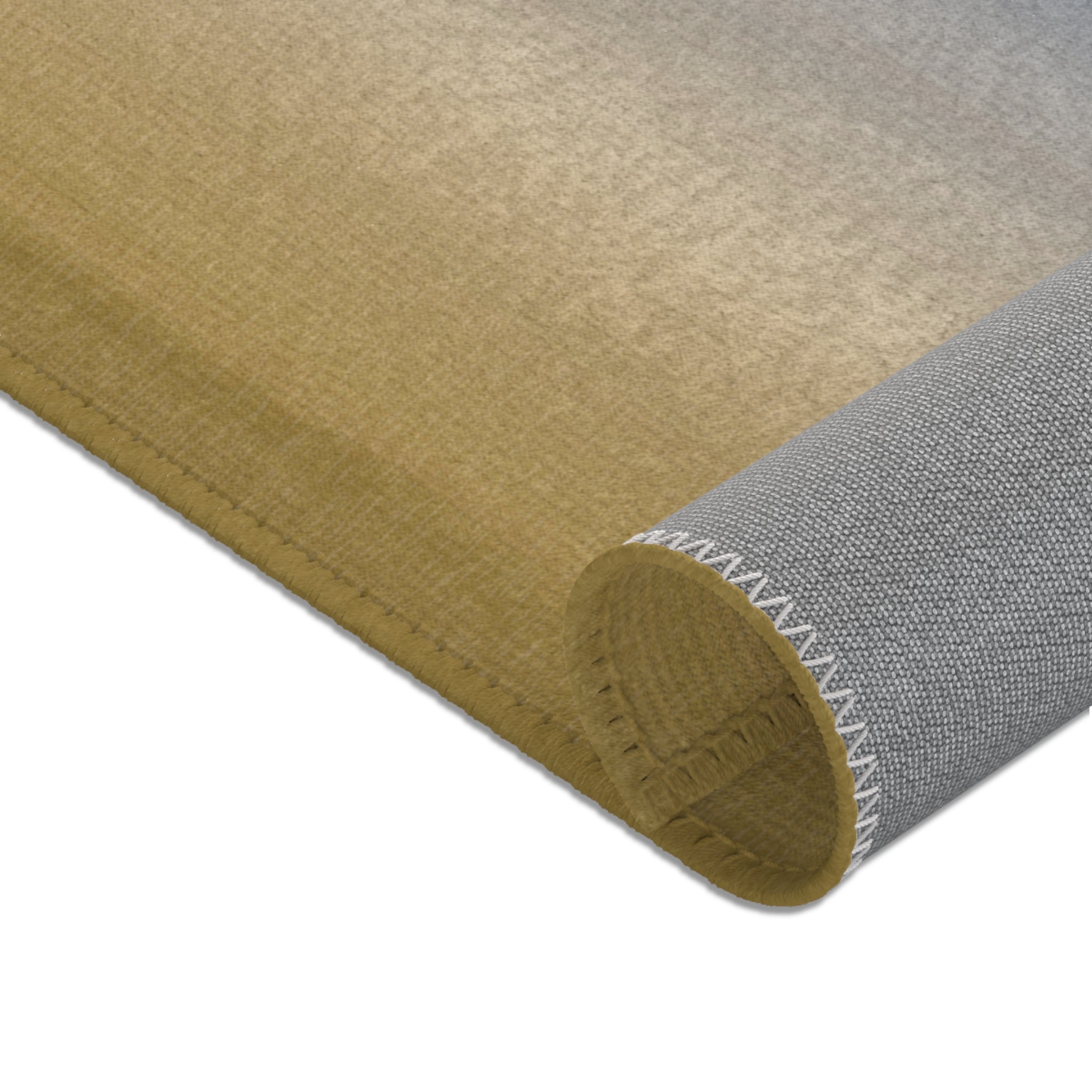 Modern Area Rug | Sky Blue, Honey Beige Ombre