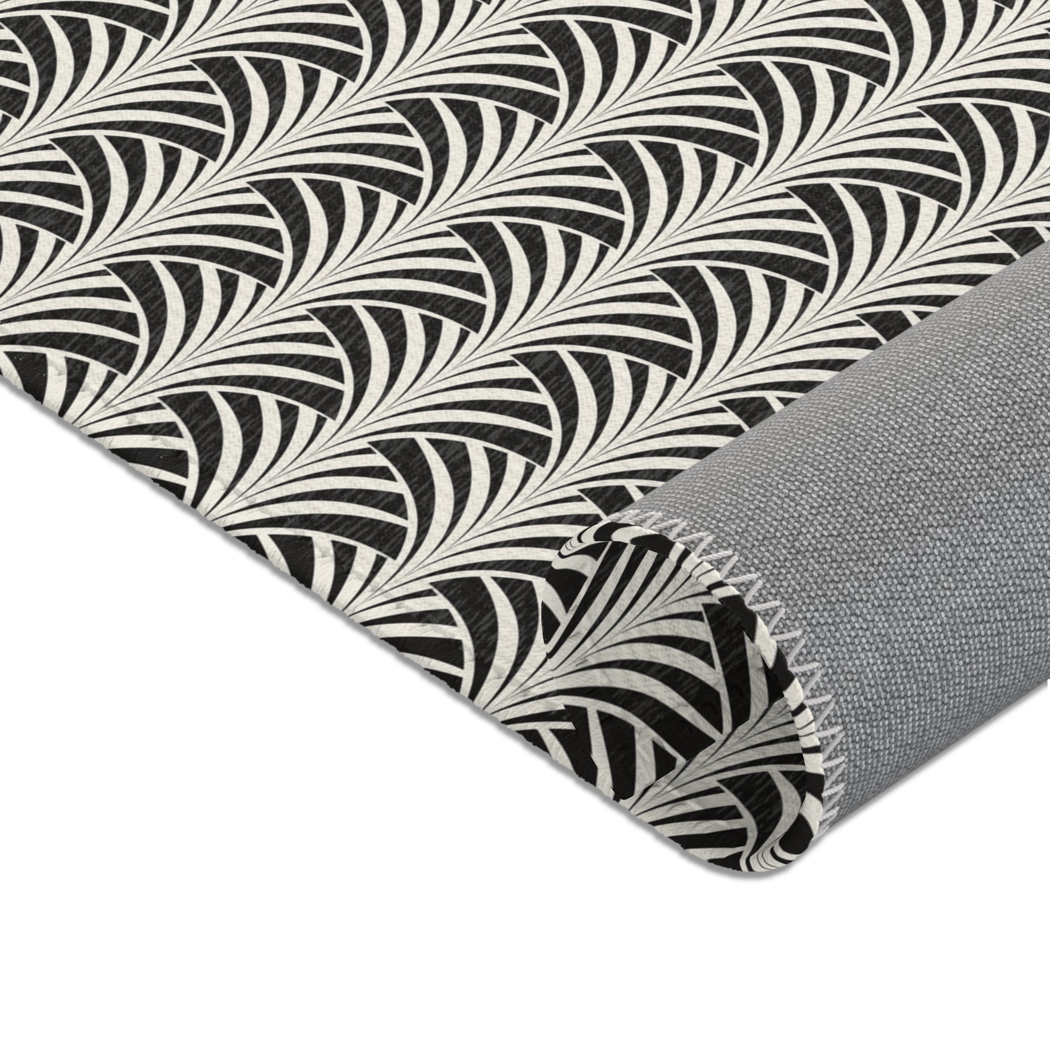 Art Deco Gatsby Area Rug | Black