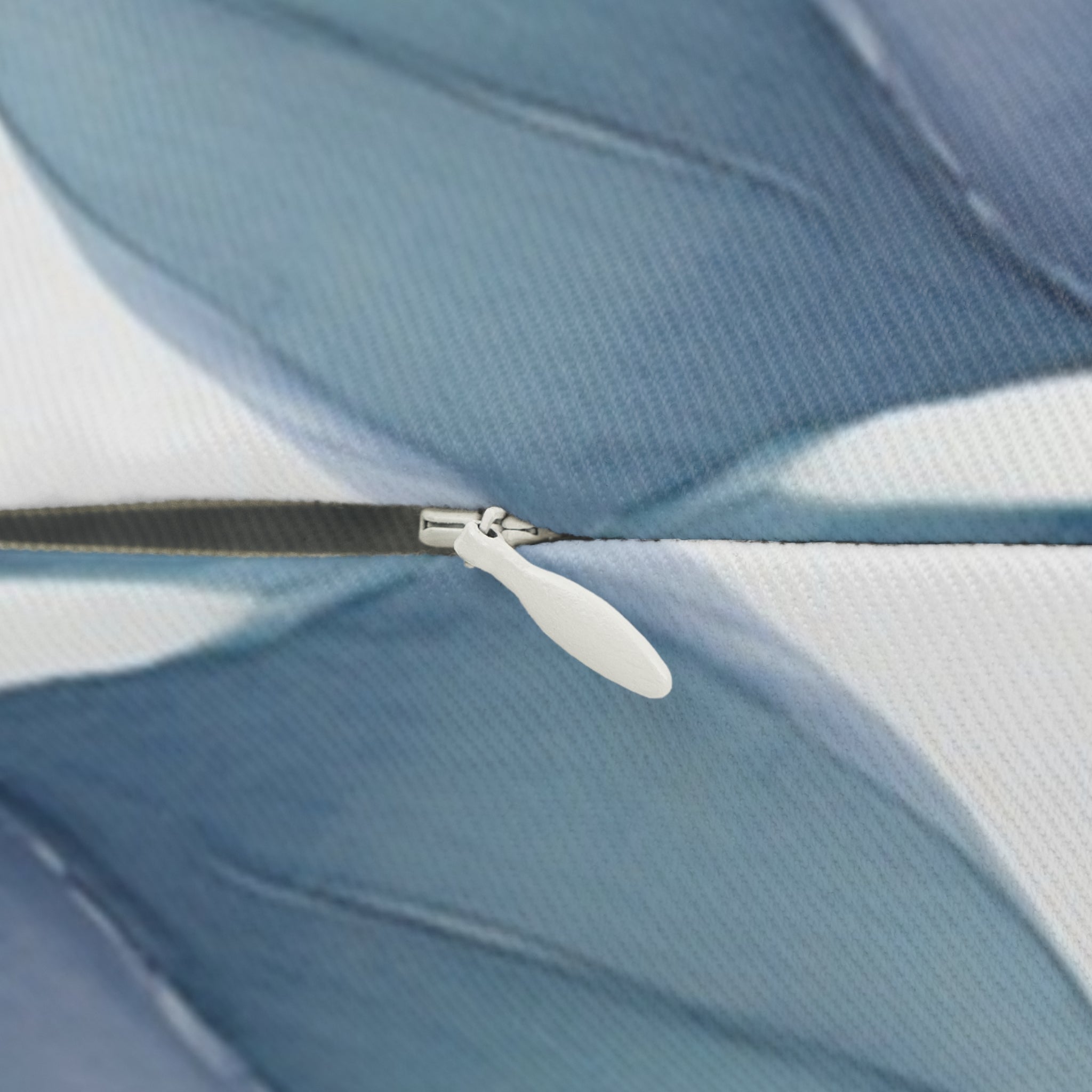 Abstract Floral Lumbar Pillow | Blue White Watercolor