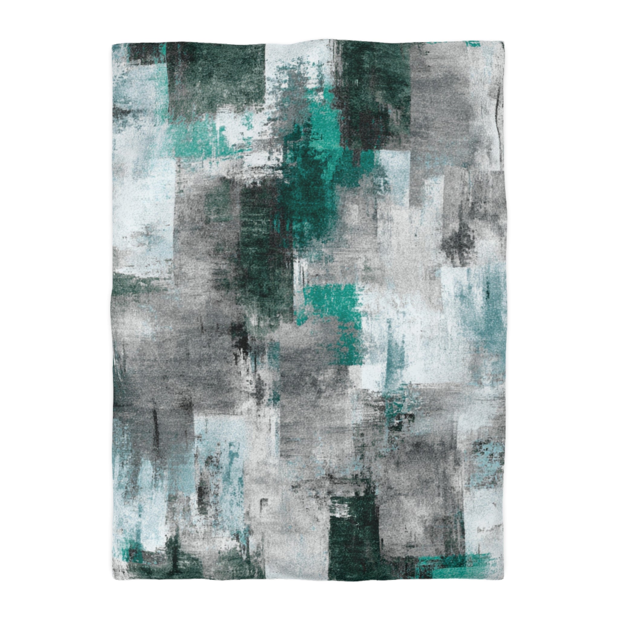 Ombre Duvet, Pillow Cover | Grey Green Bedroom Decor