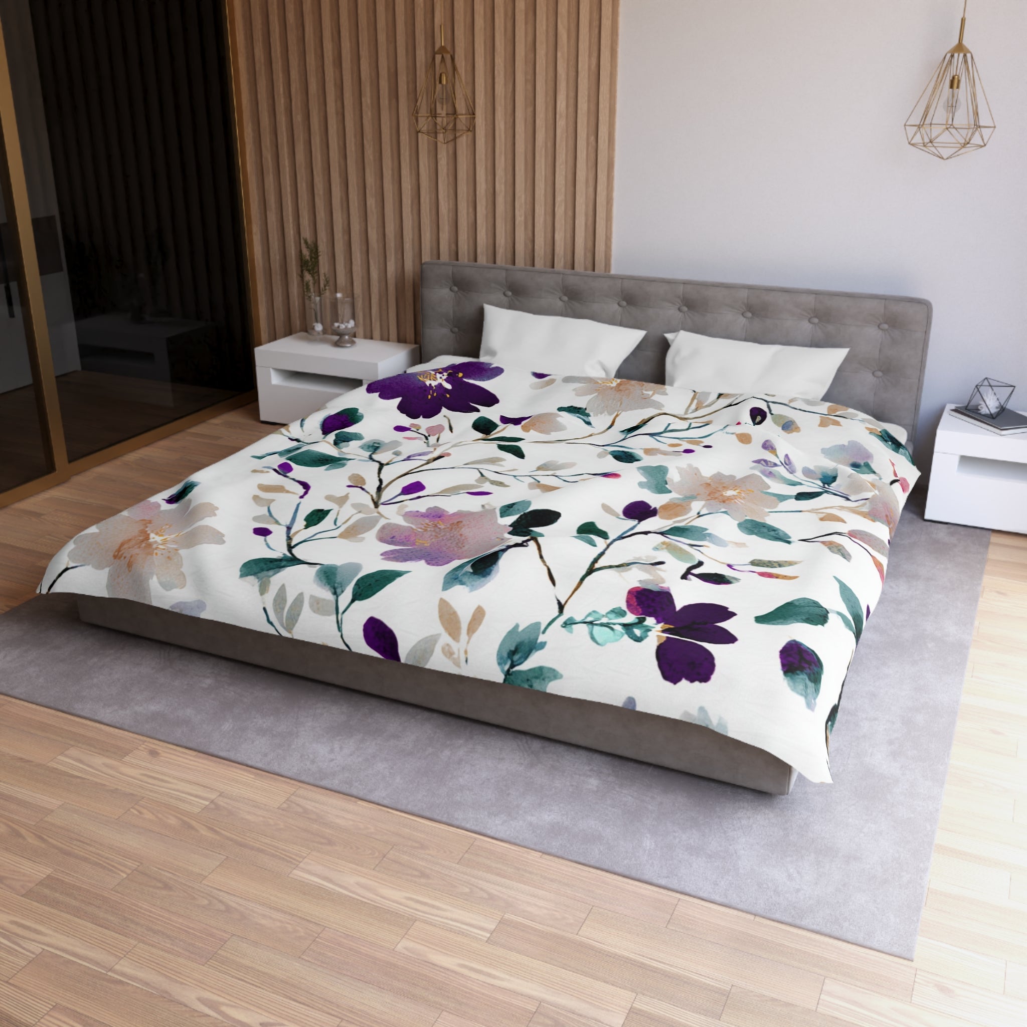 Floral Duvet, Pillow Cover | Wildflowers Bedroom Decor